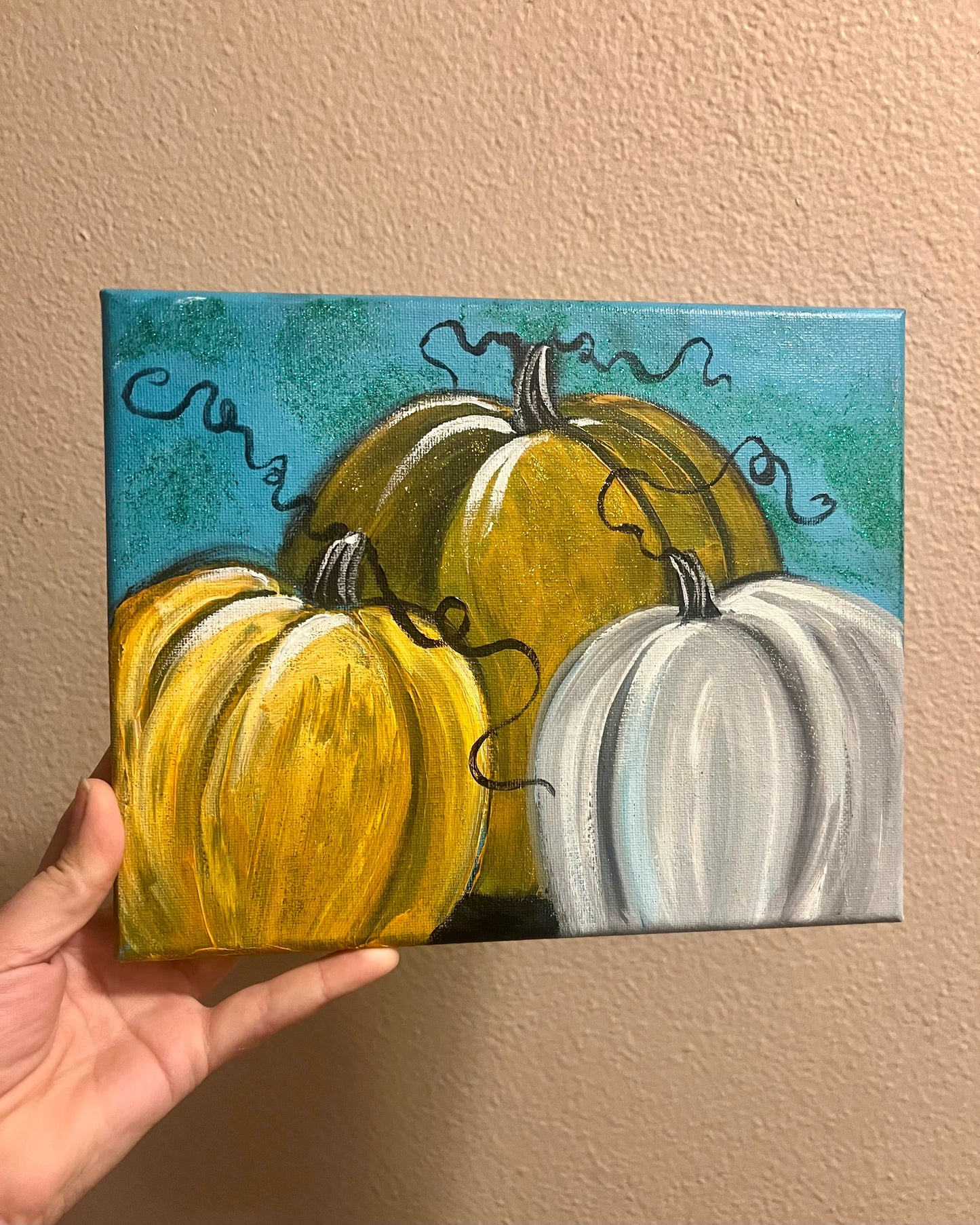 Pumpkin fantasy painting
