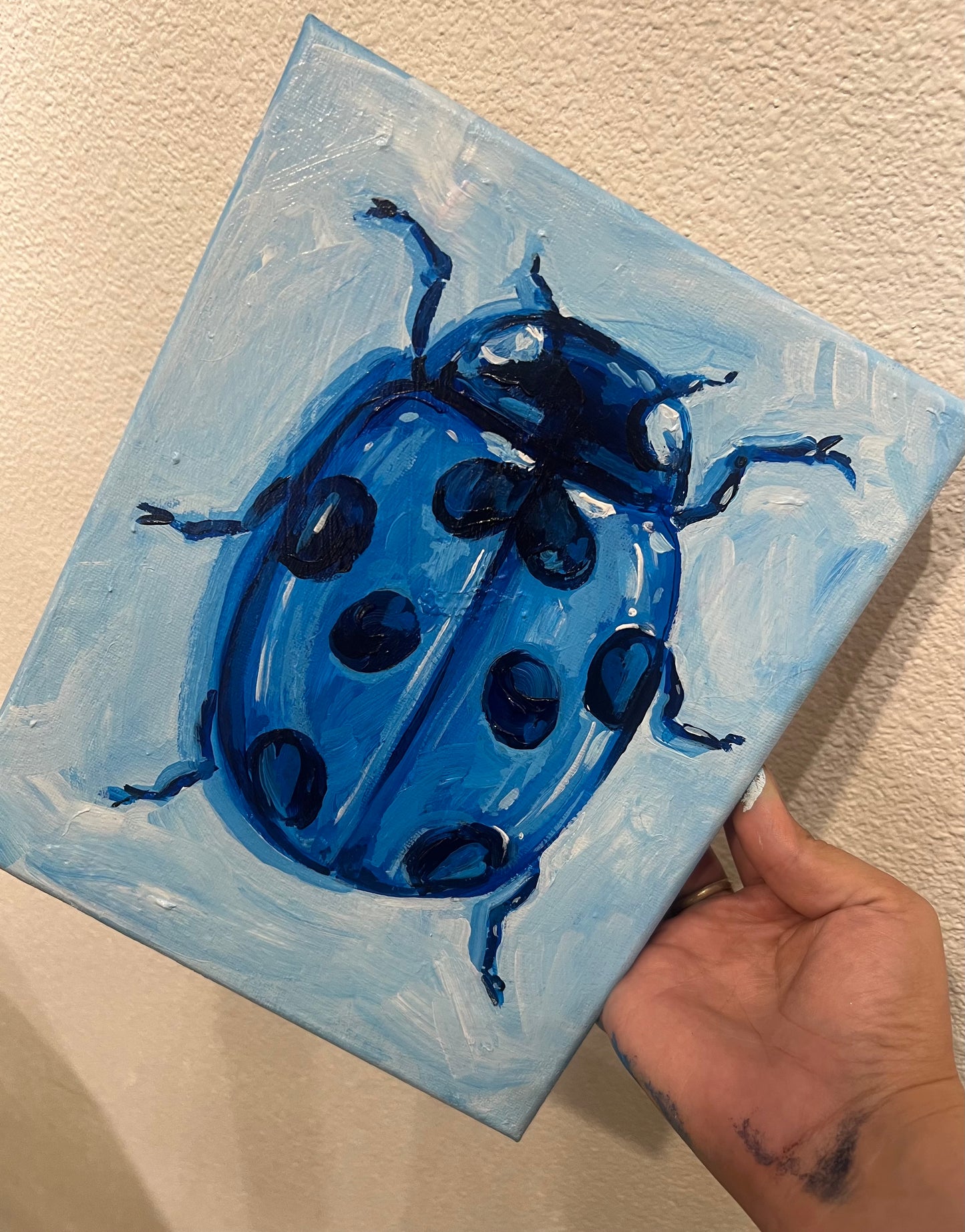 Blue love bug