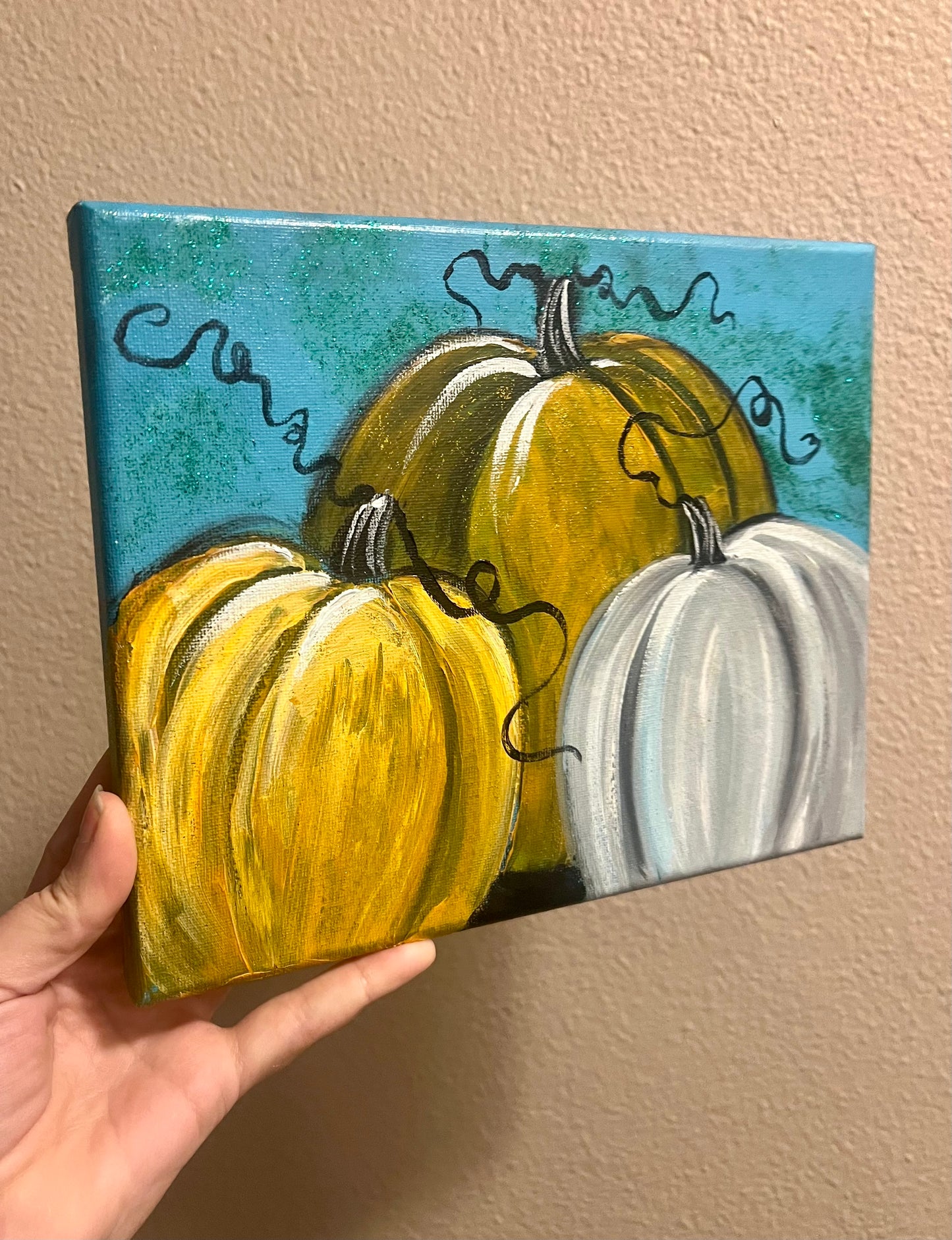 Pumpkin fantasy painting