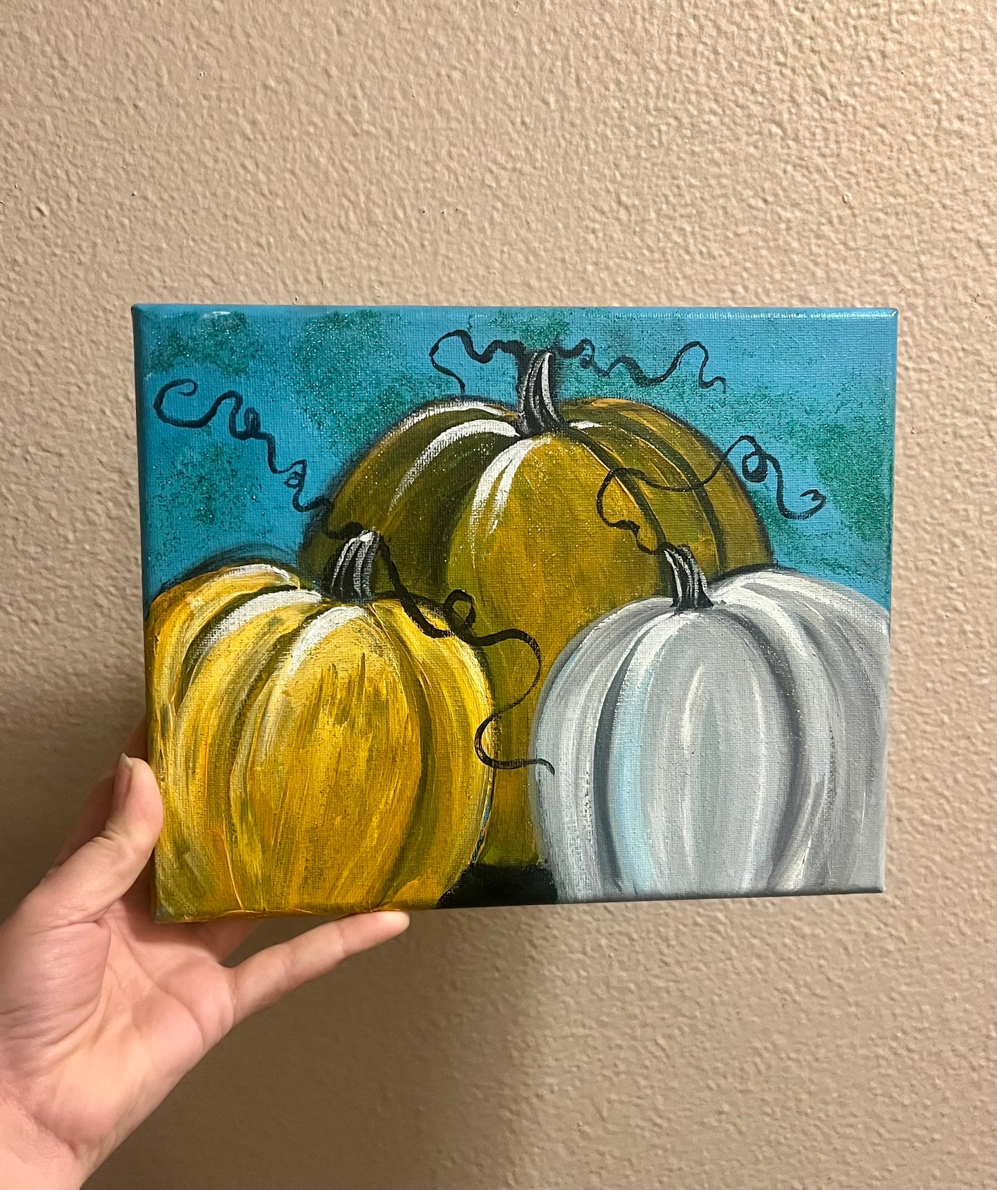 Pumpkin fantasy painting
