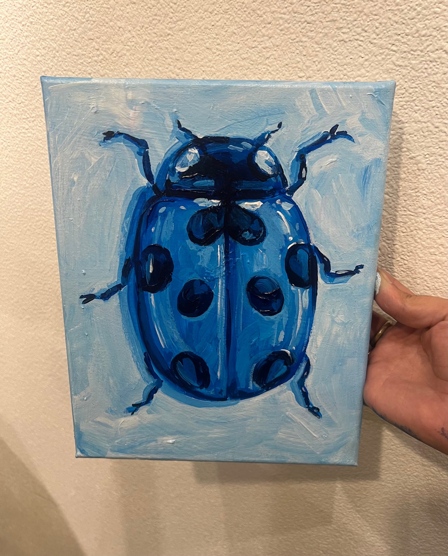 Blue love bug