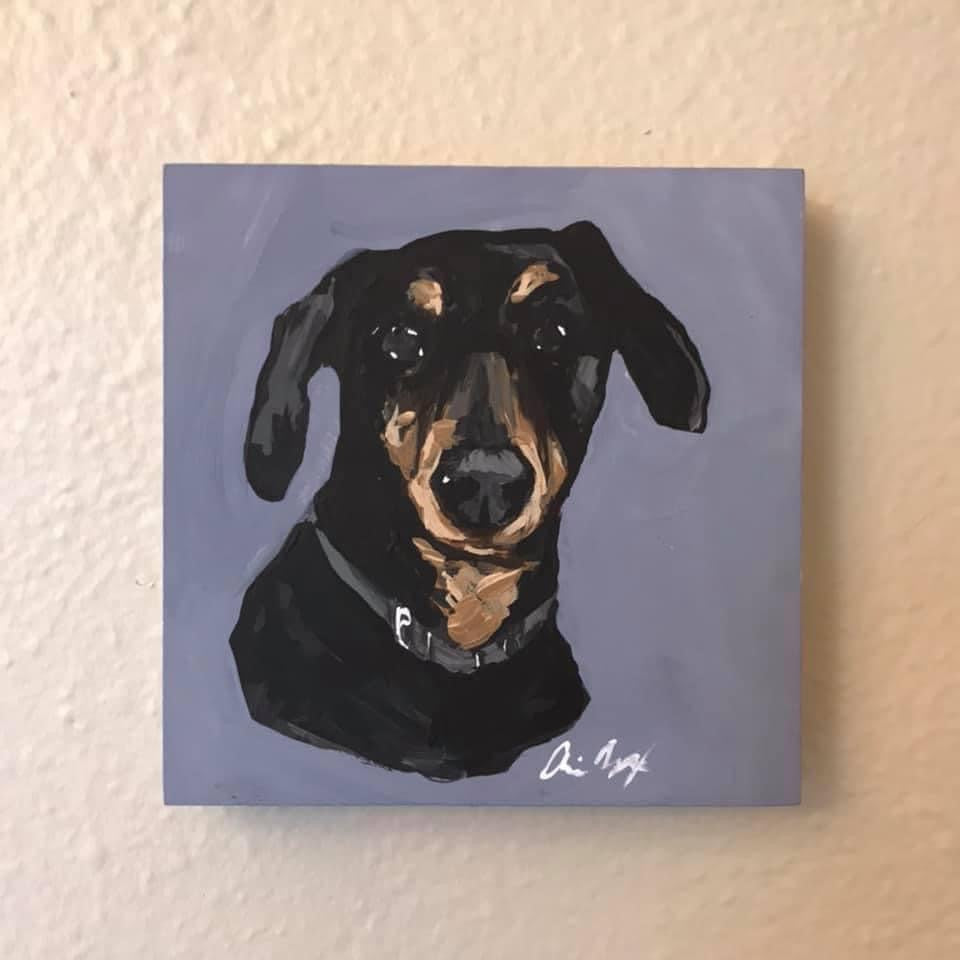 “Pet portrait” custom painting