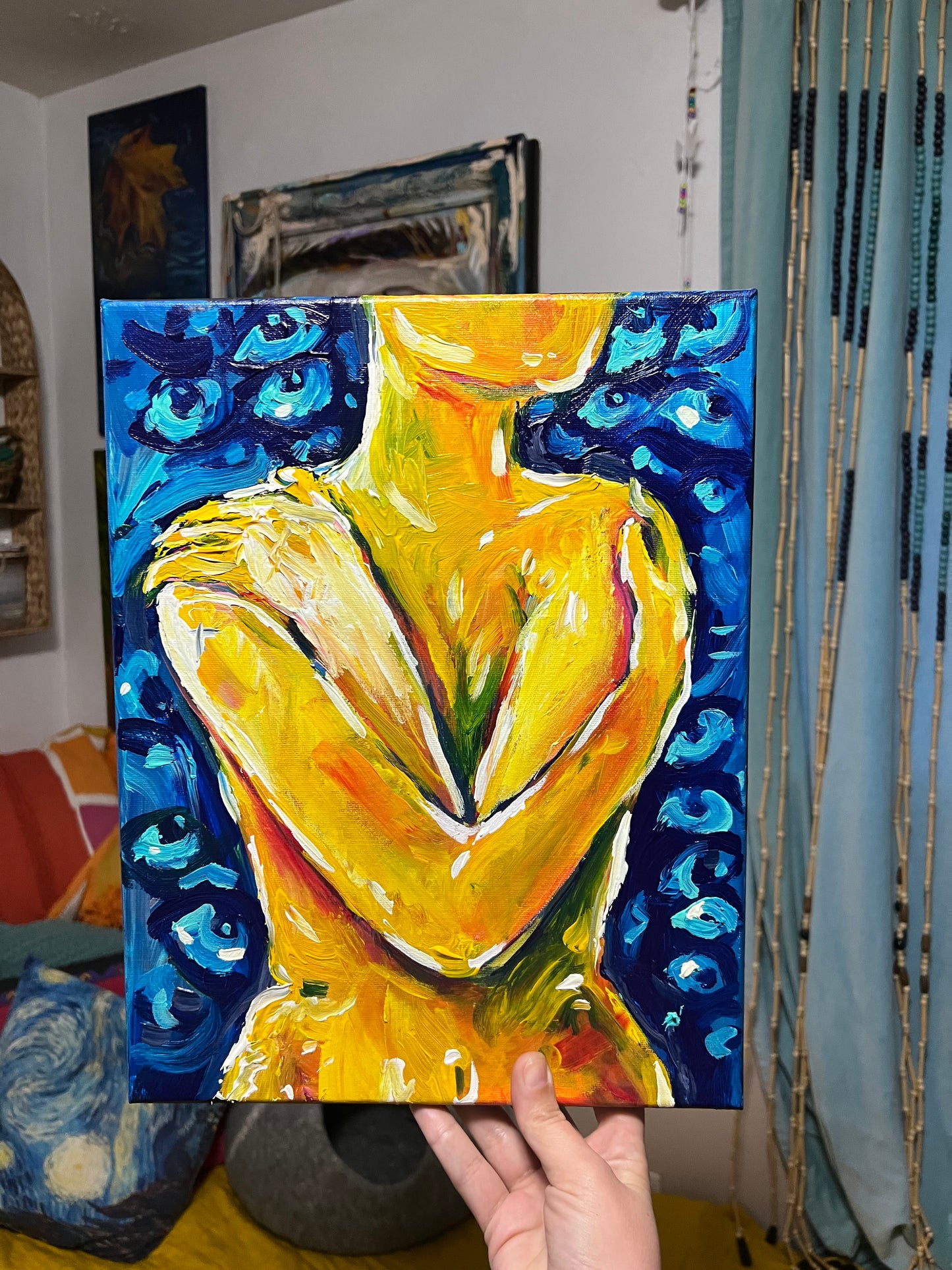 Feeling exposed painting