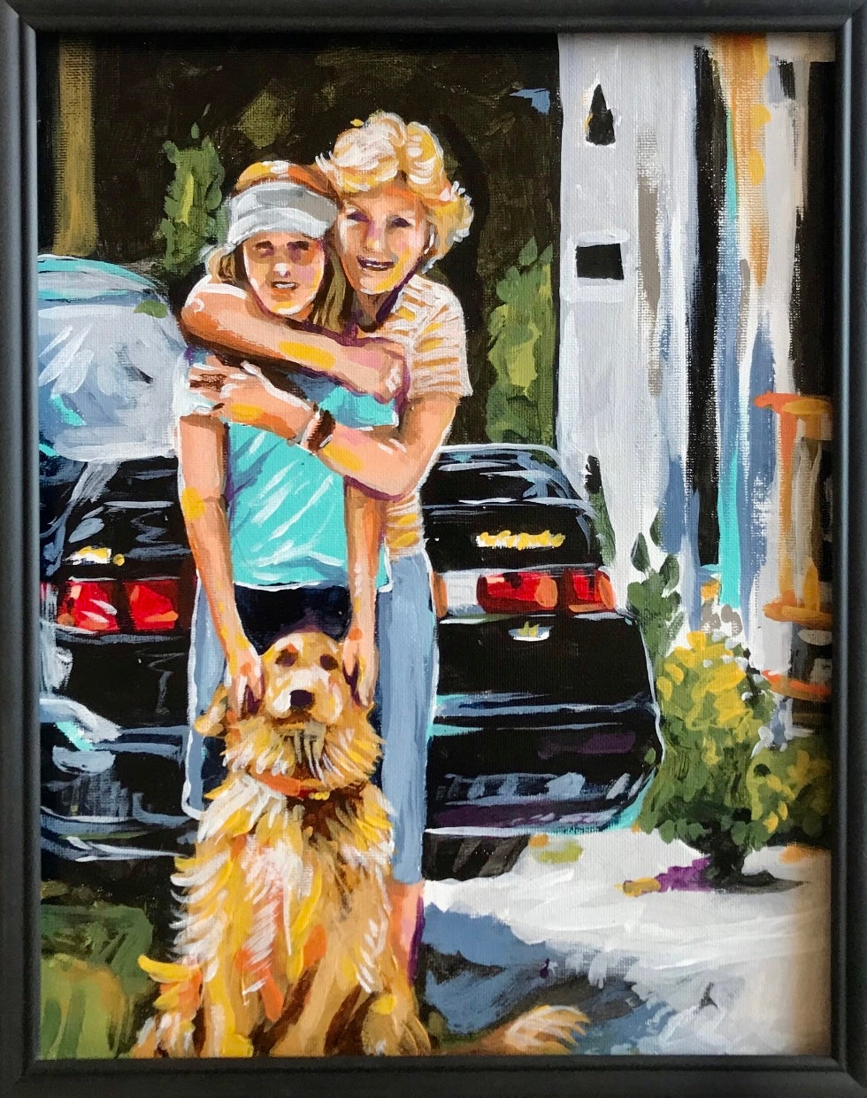 Custom painting of 3 figures
