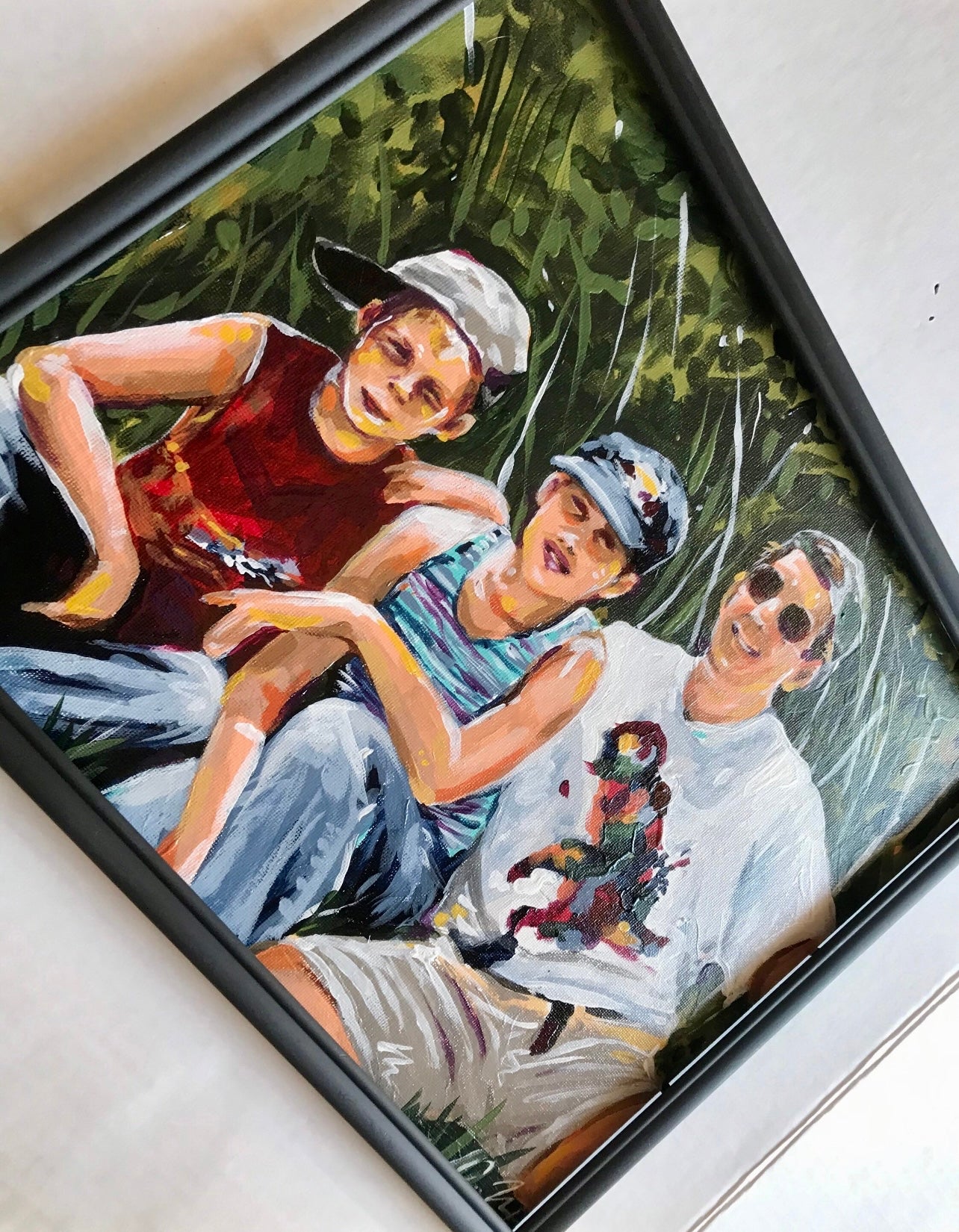 Custom painting of 3 figures