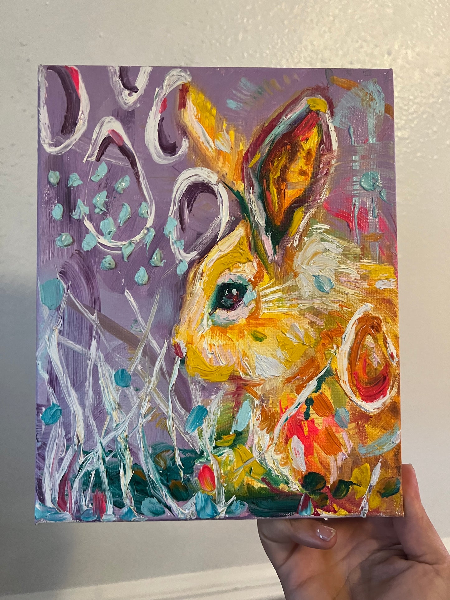 Golden spring rabbit