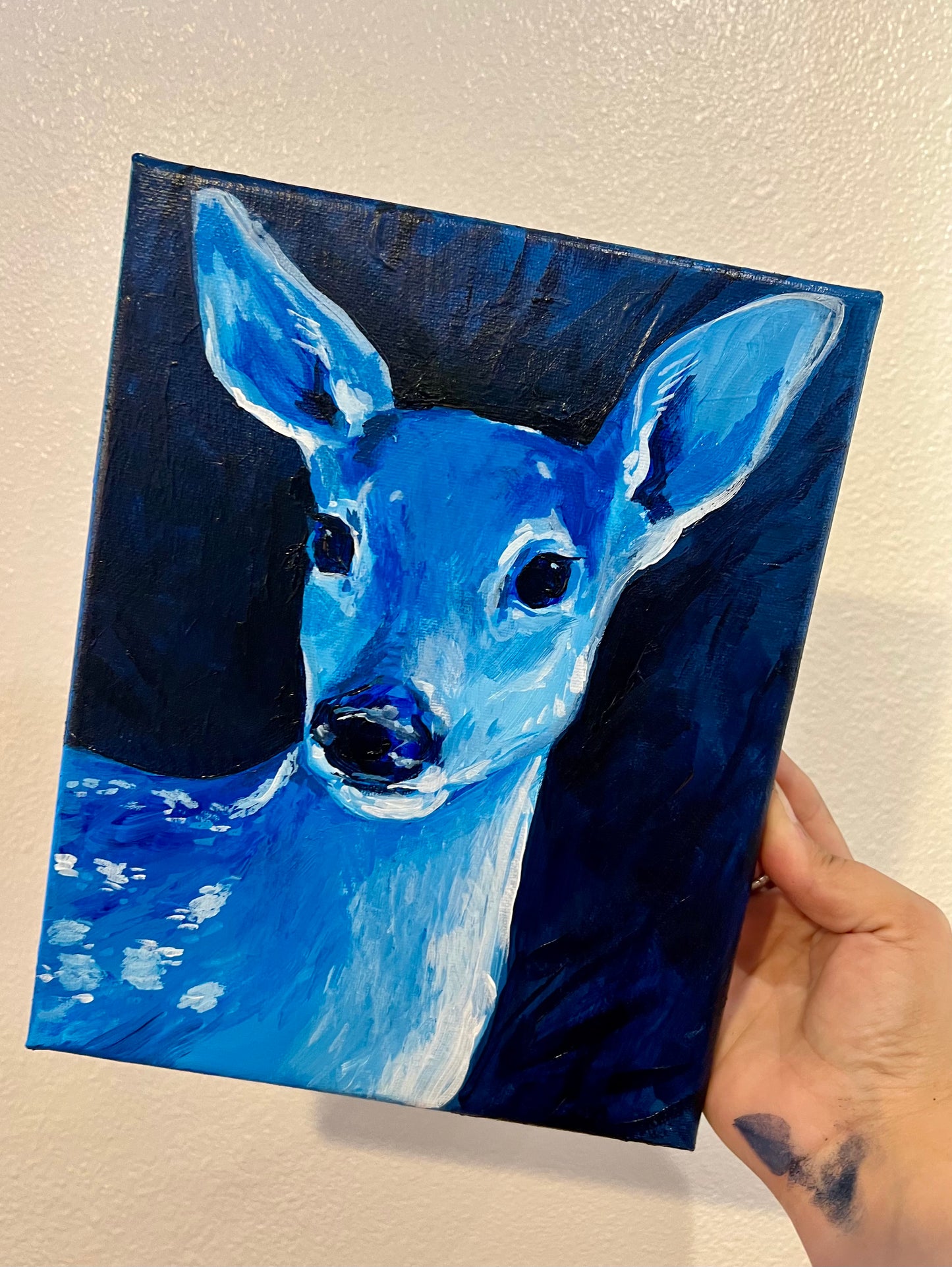 Blue deer