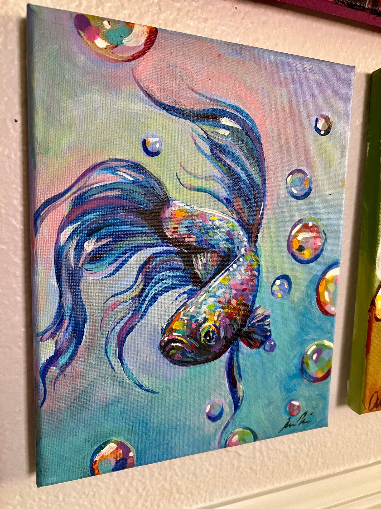 Bubble beta painting