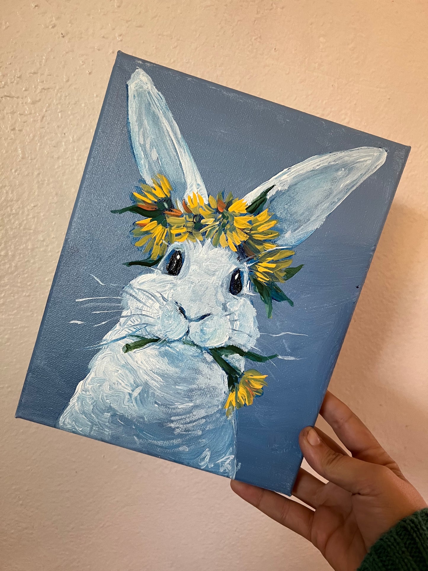 Dandelion flower crown Rabbit