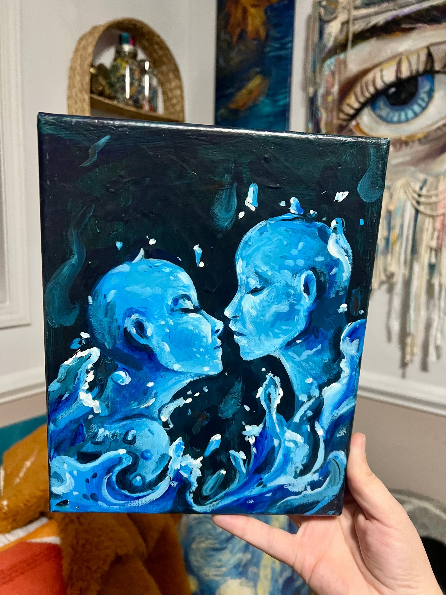 Need Him Like Water Painting