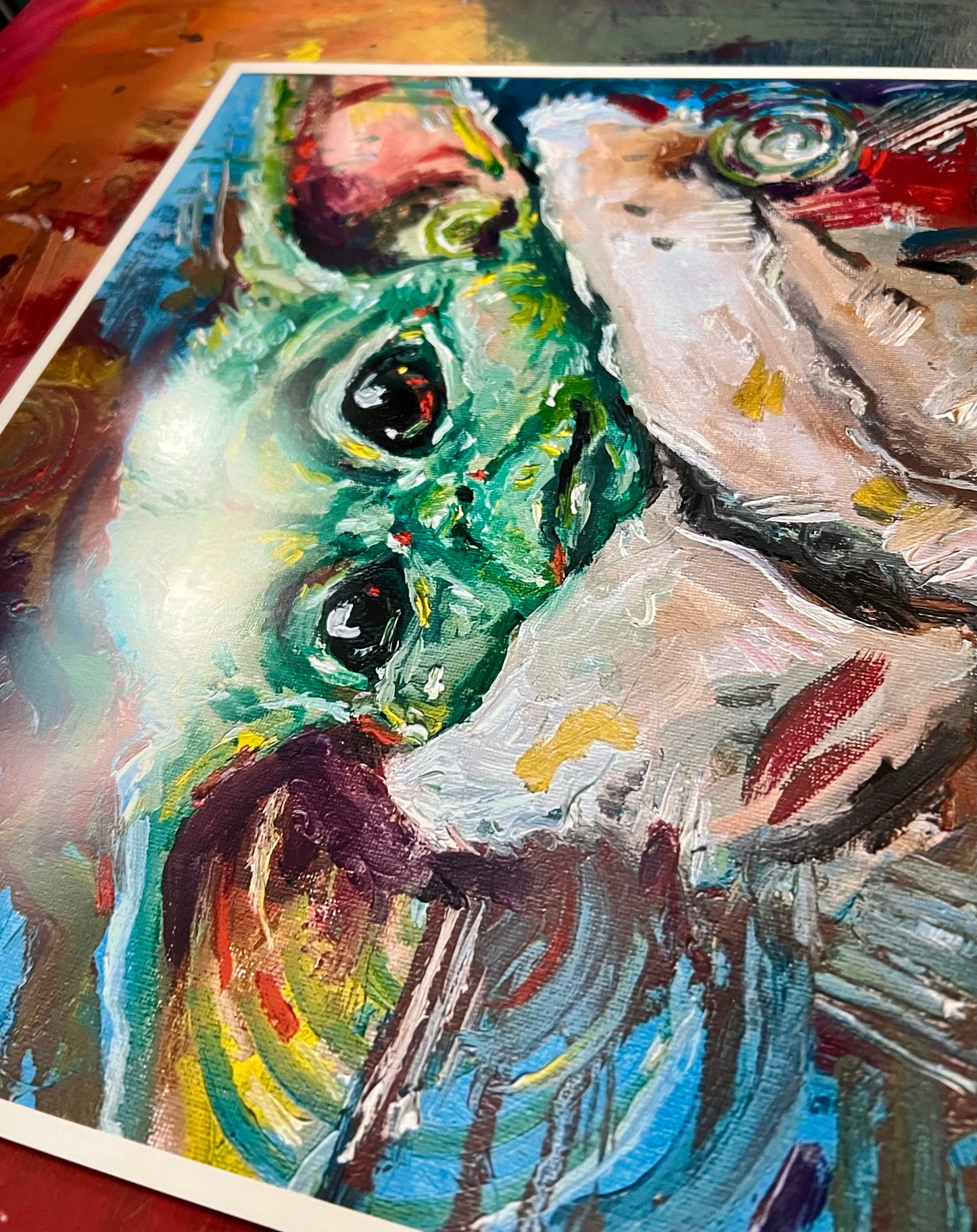 Baby YodaGrogu Art Print