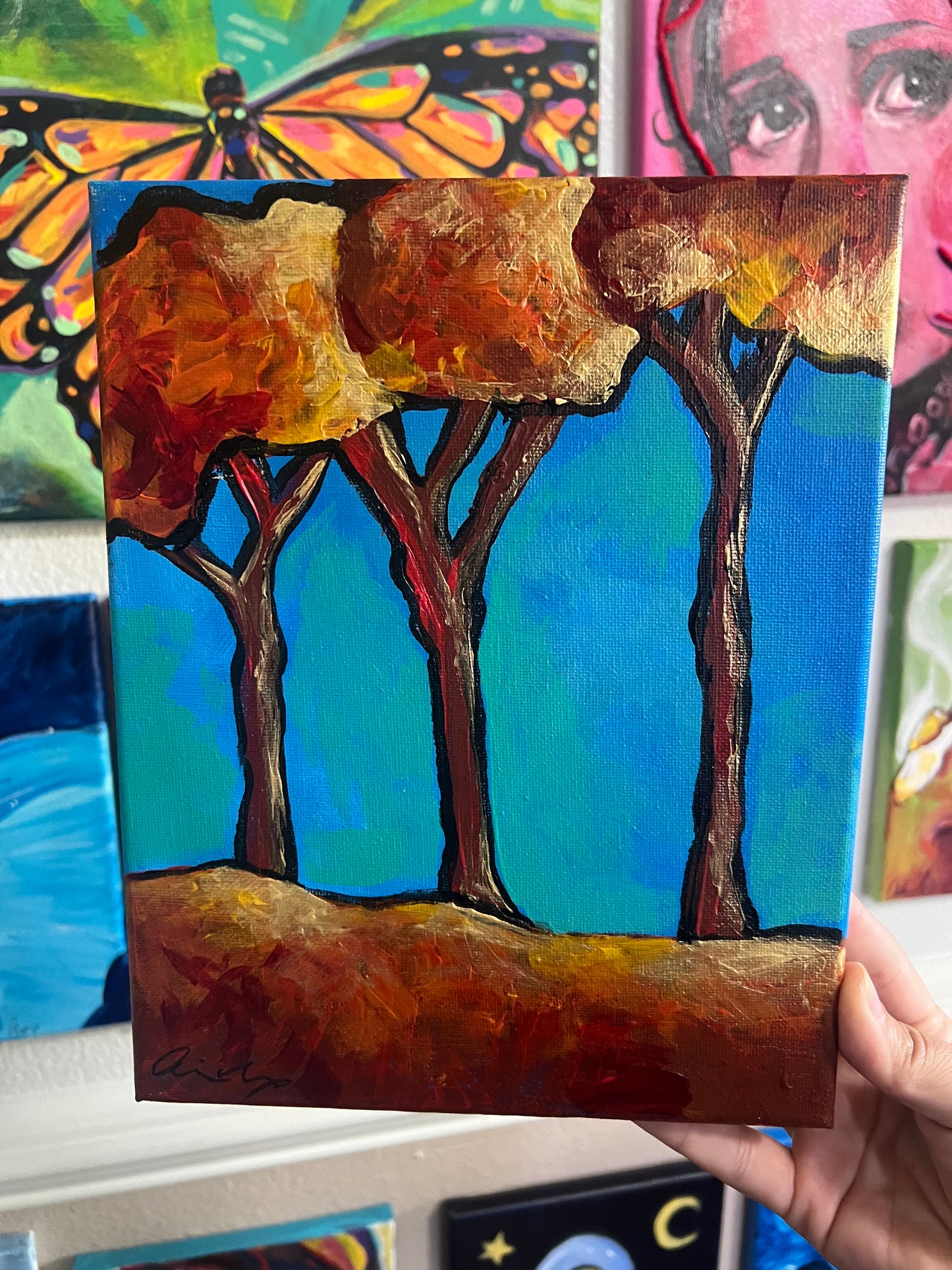 Fall trees