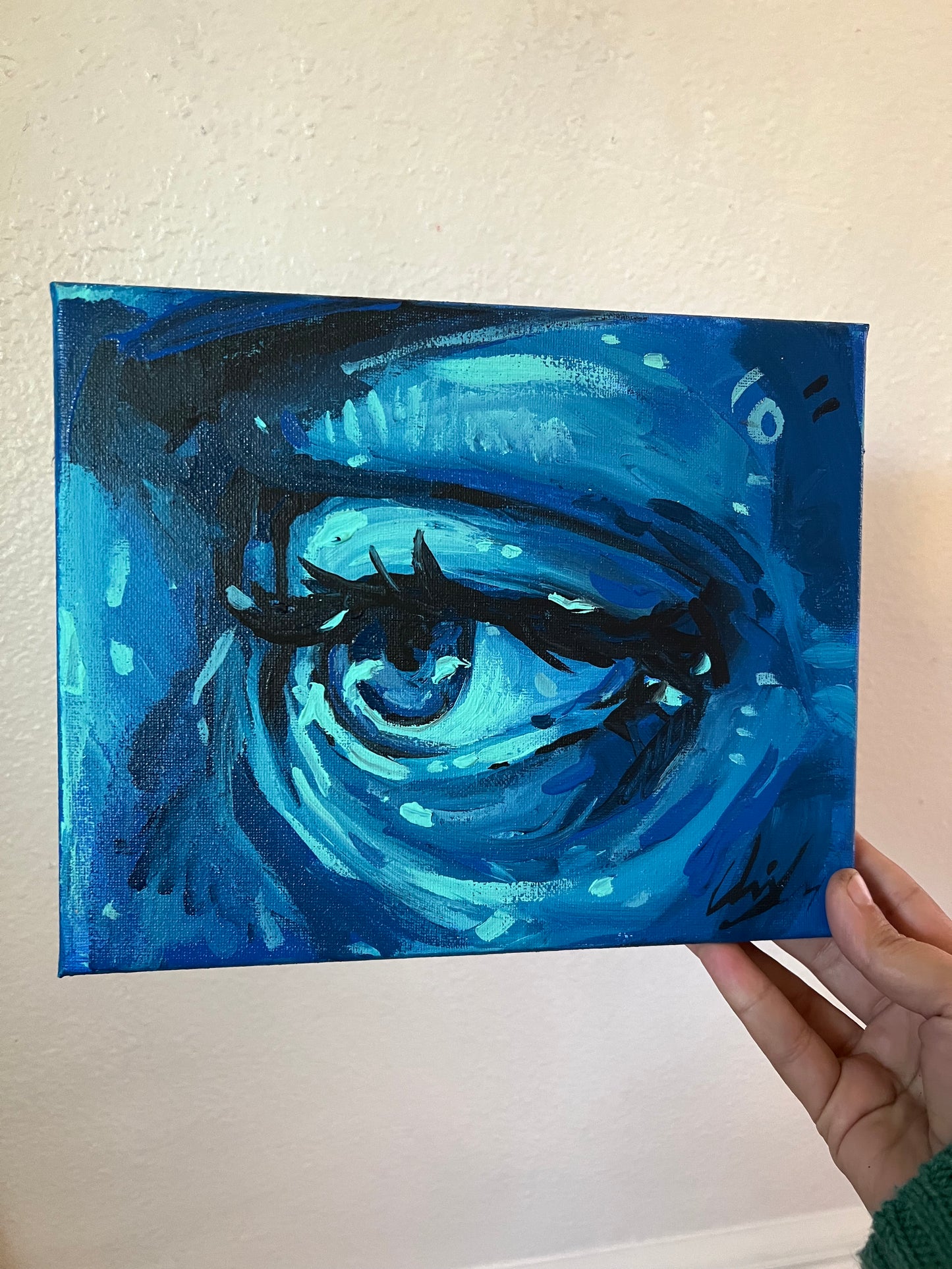 Blue Eye painting