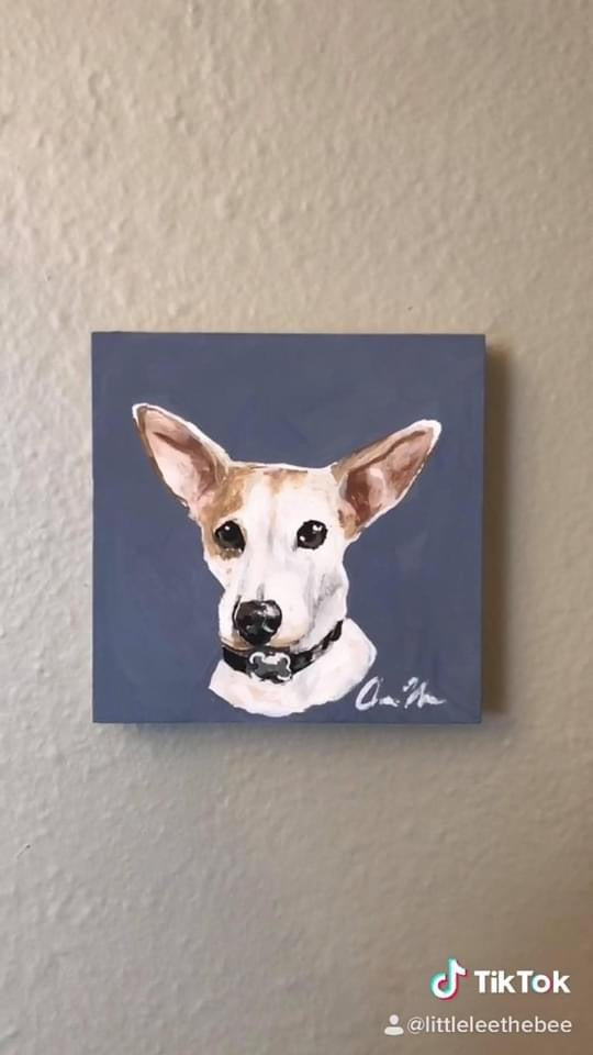 “Pet portrait” custom painting