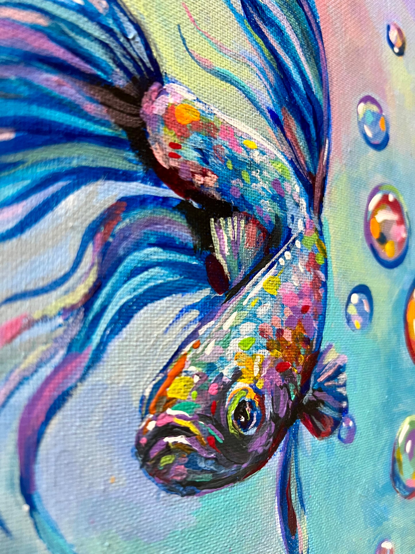 Bubble beta painting