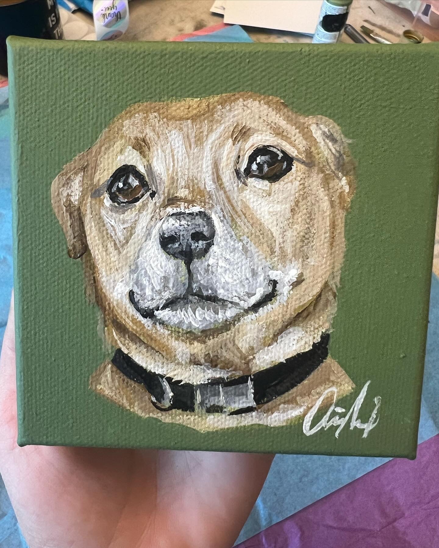 “Pet portrait” custom painting