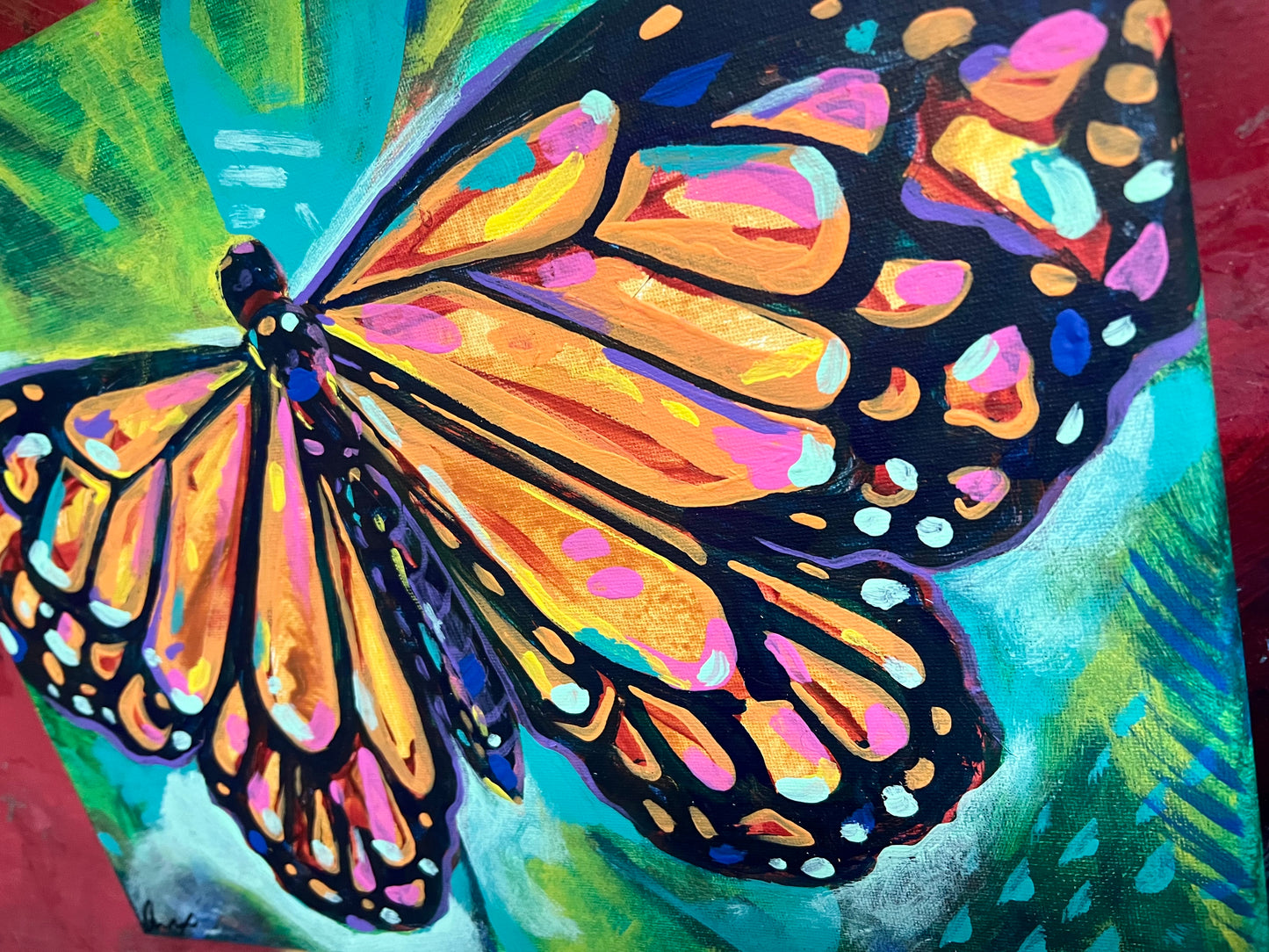 Colorful Monarch Butterfly