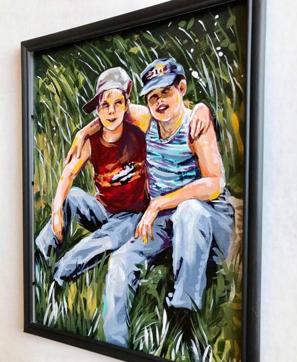 Custom Painting of two 2 figures