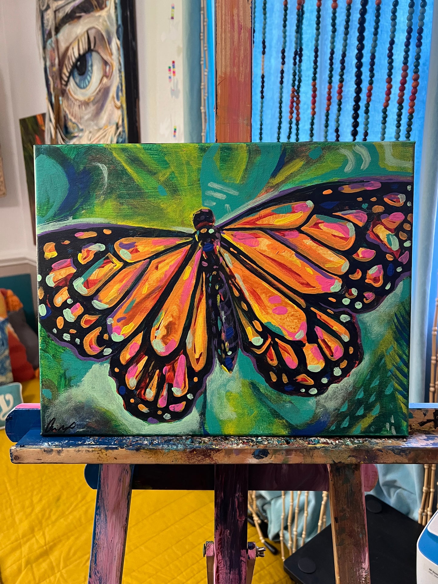 Colorful Monarch Butterfly