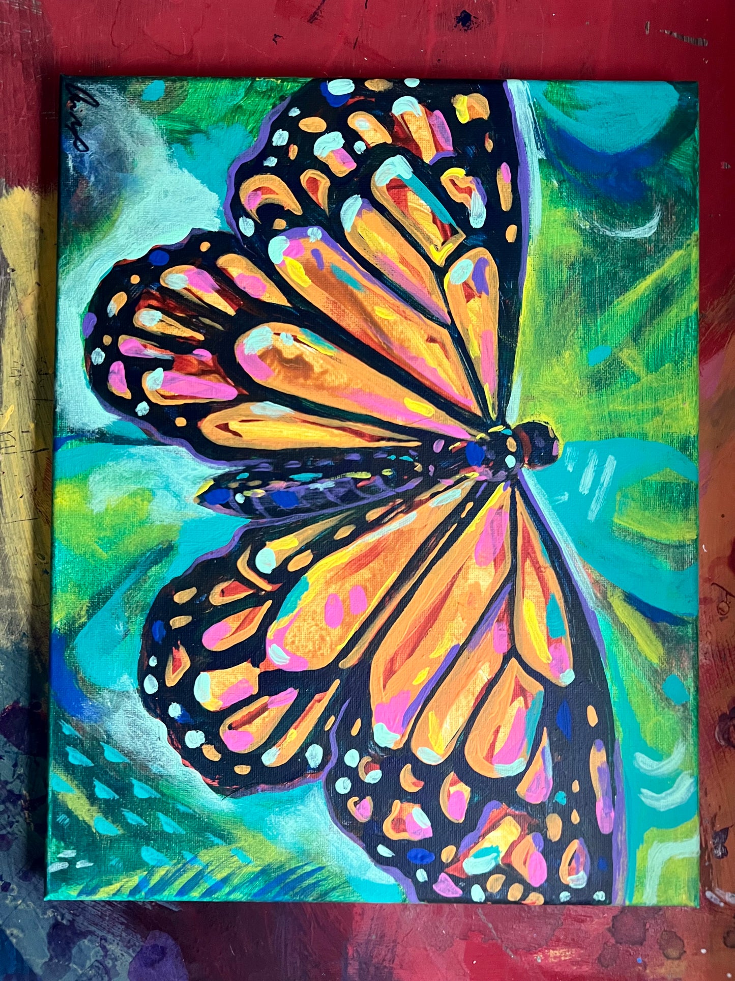 Colorful Monarch Butterfly