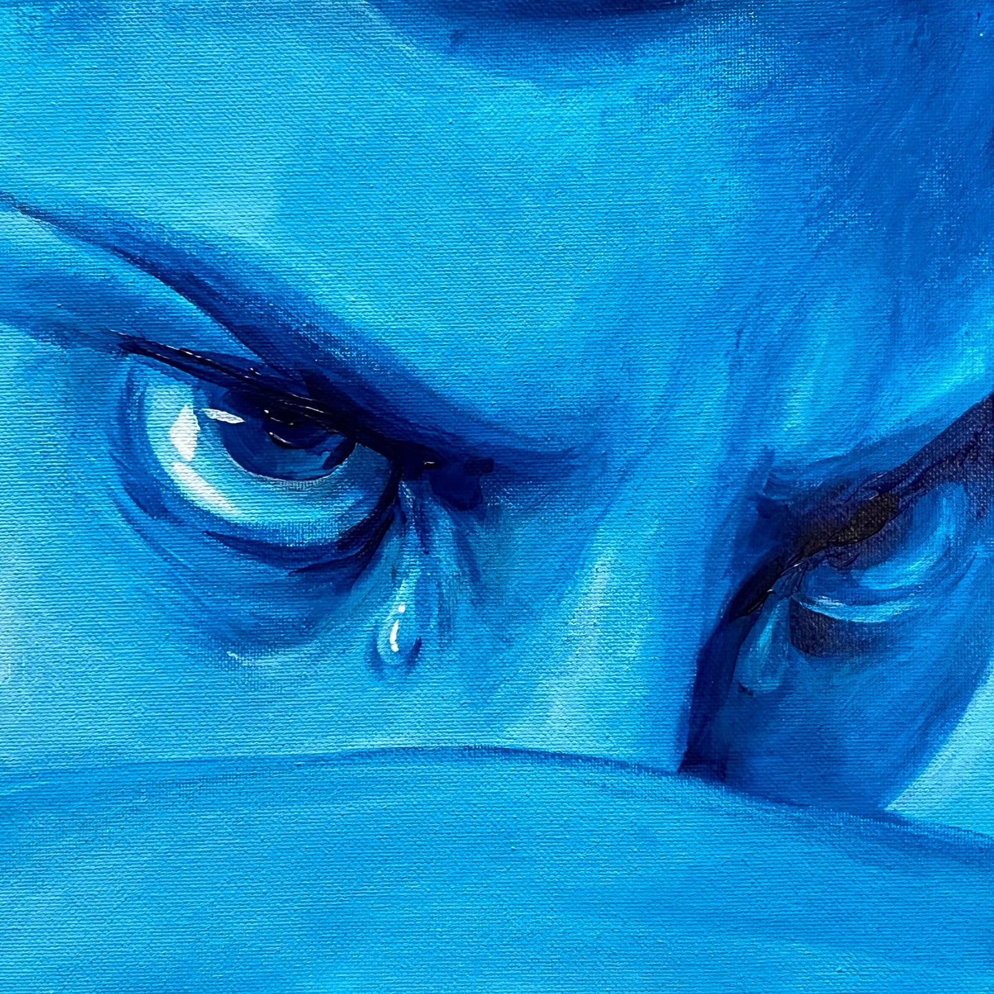 Art print of cropped “fallen angel” study