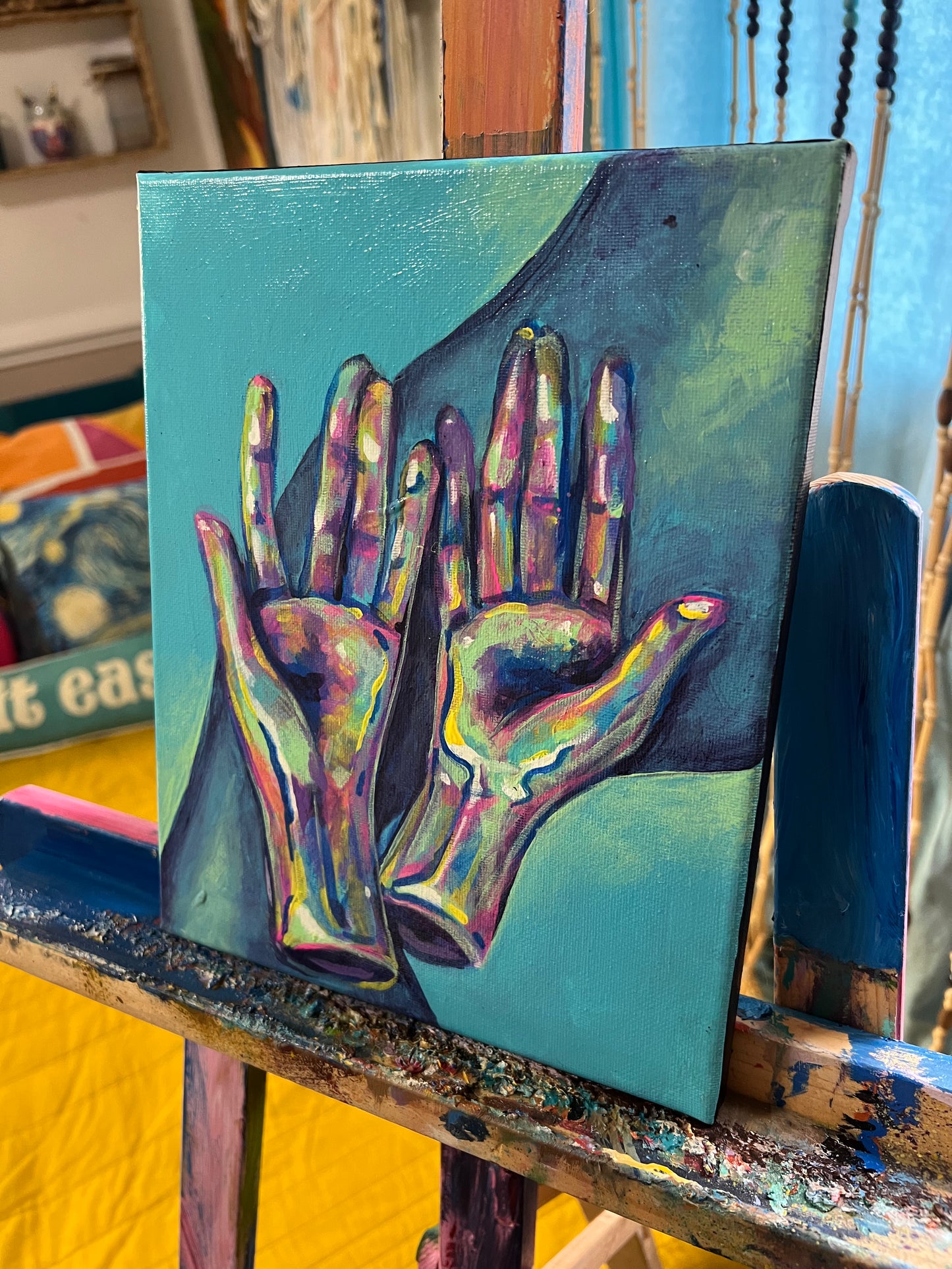 Colorful Hand painting