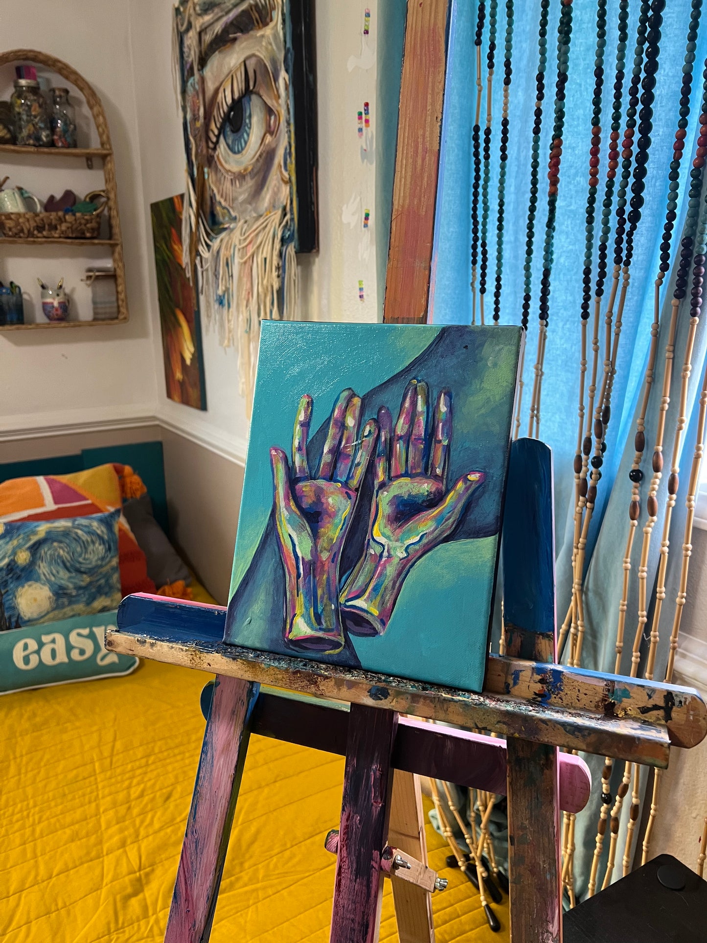 Colorful Hand painting