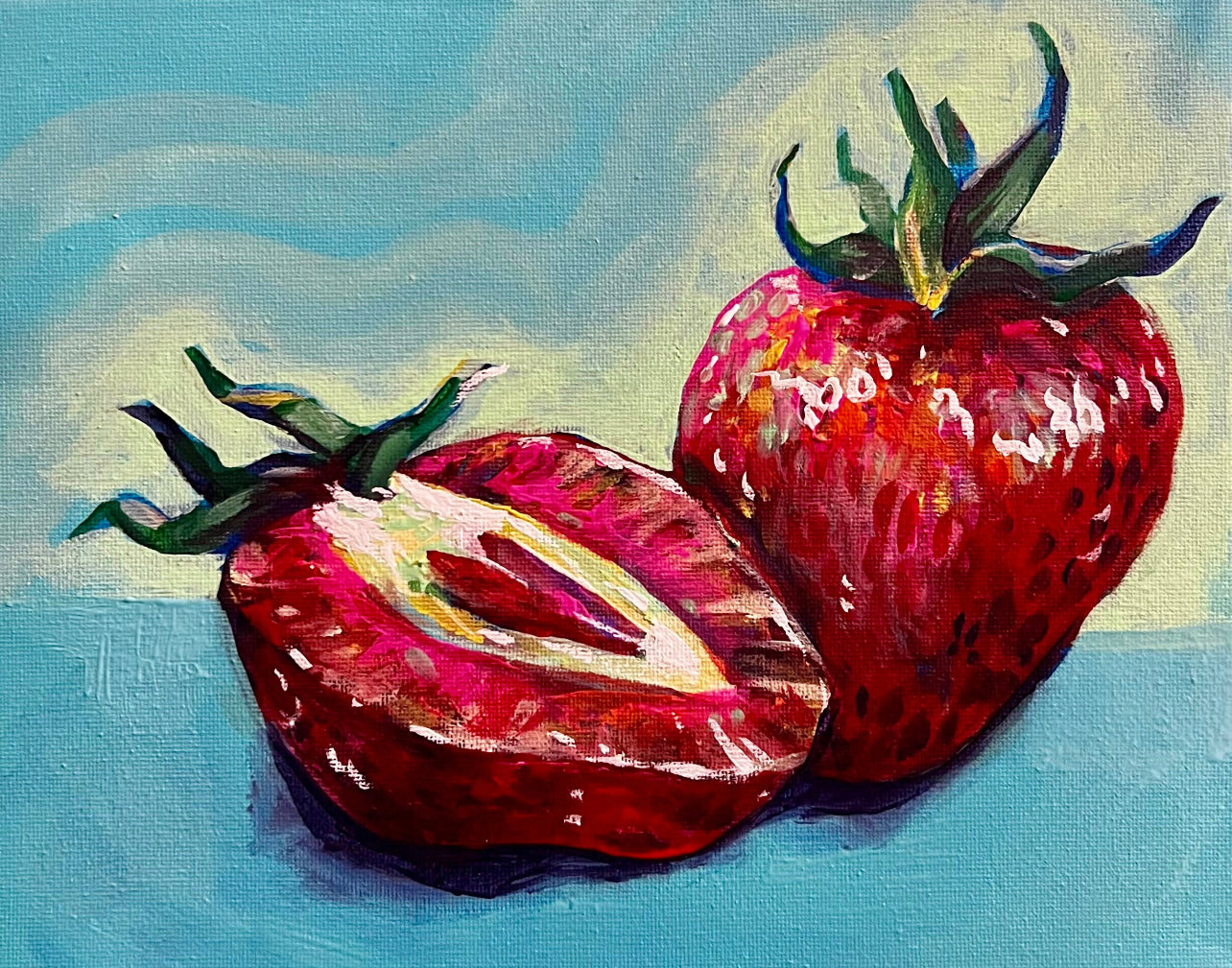 “Strawberry Sweetheart” ART PRINT