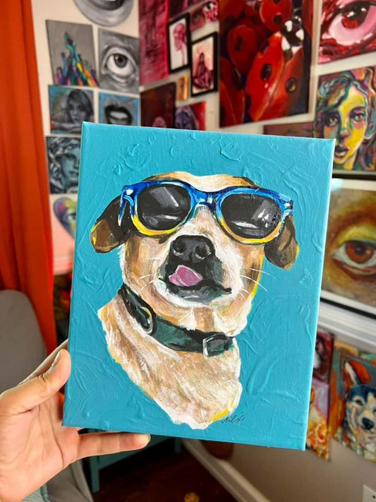 Custom pet portrait 11x14