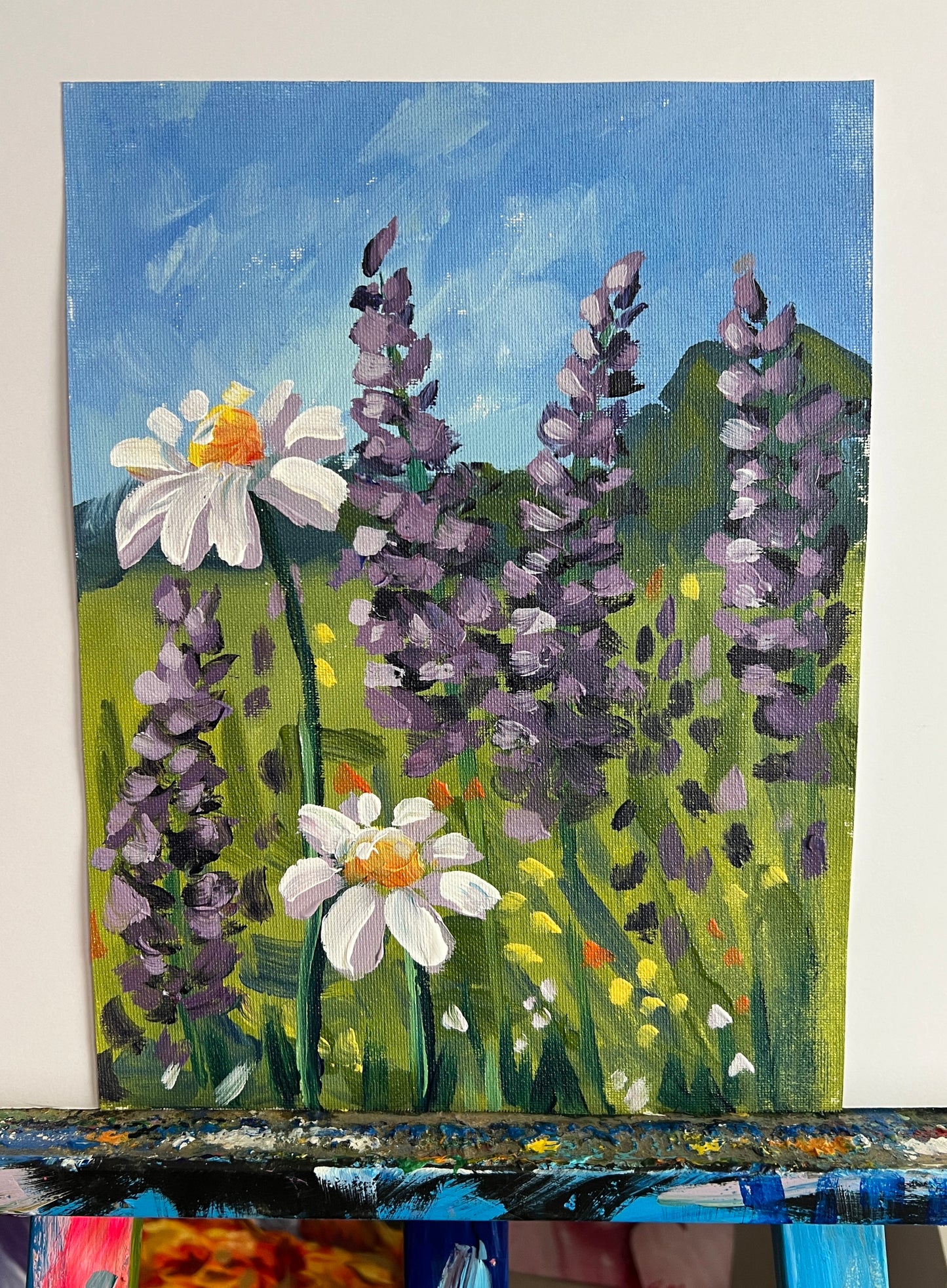 Spring Floral 2 landscape painting