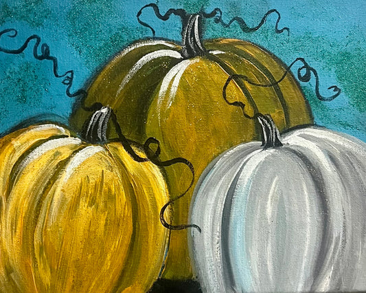 Pumpkin fantasy painting