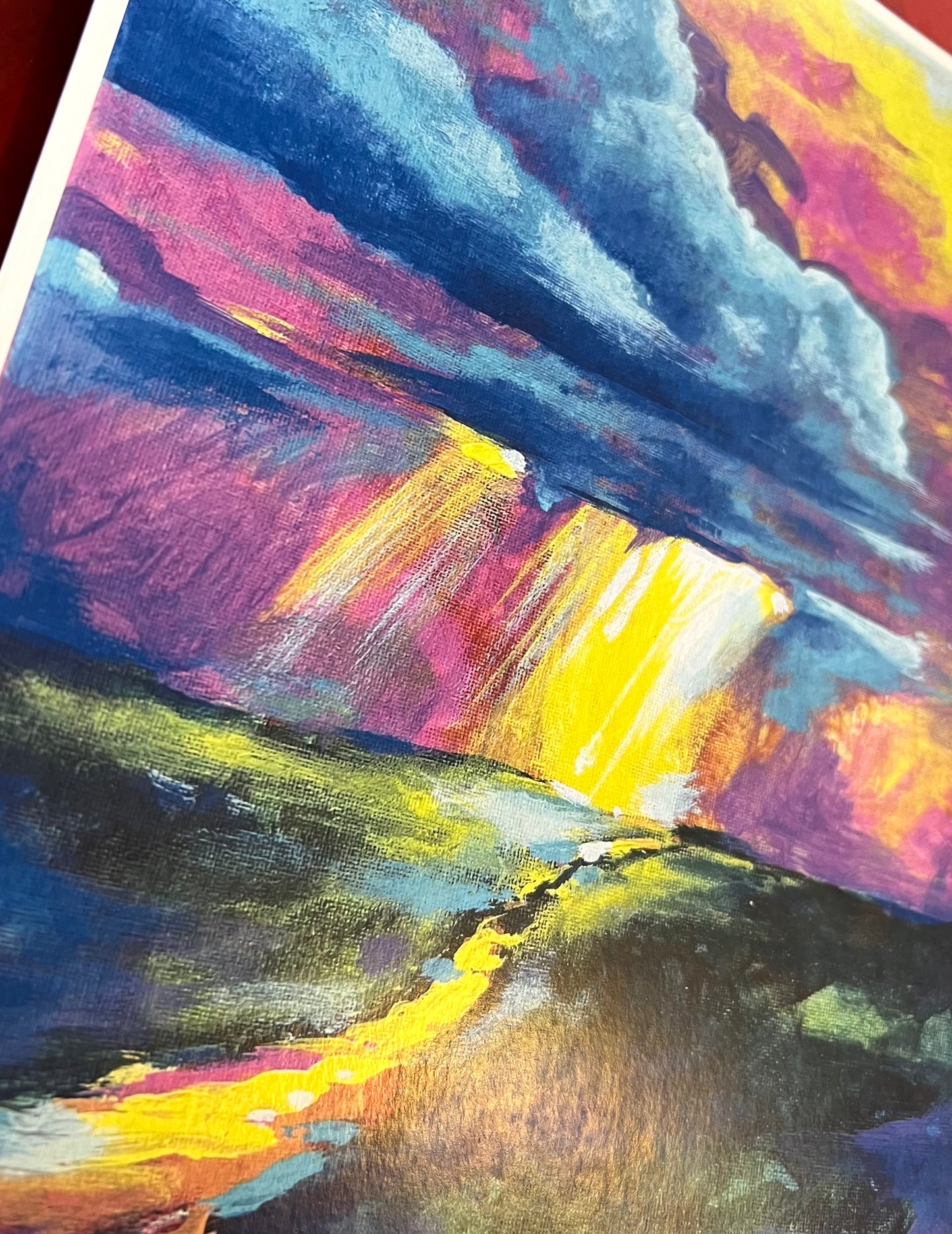 Shine Down landscape art print