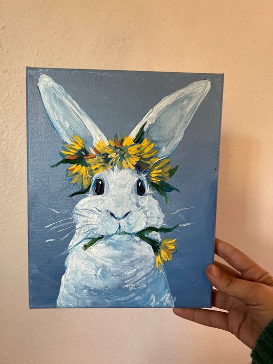 Dandelion flower crown Rabbit