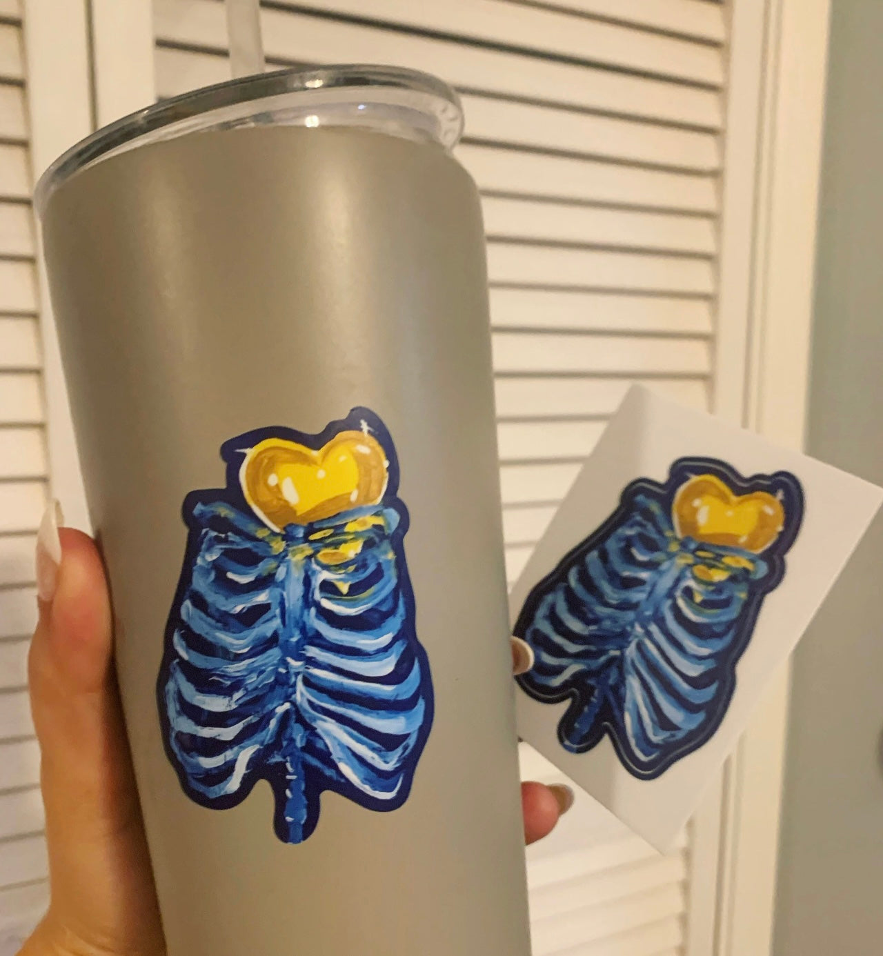 Heart of gold STICKER