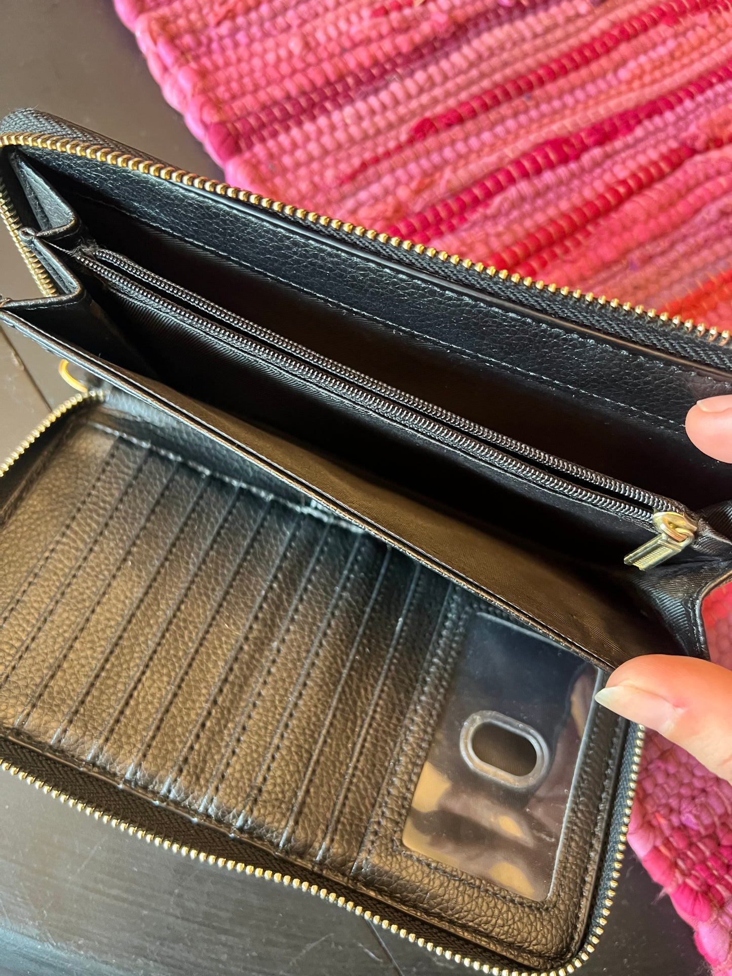 Wallet/pocket purse with painted eye