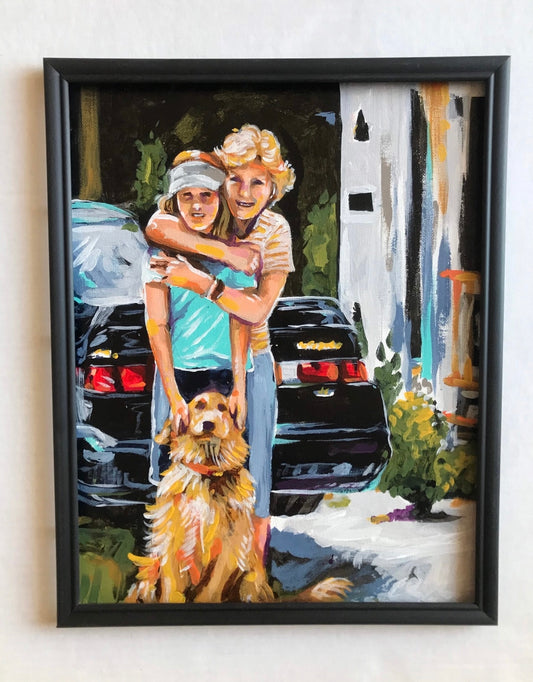 Custom painting of 3 figures