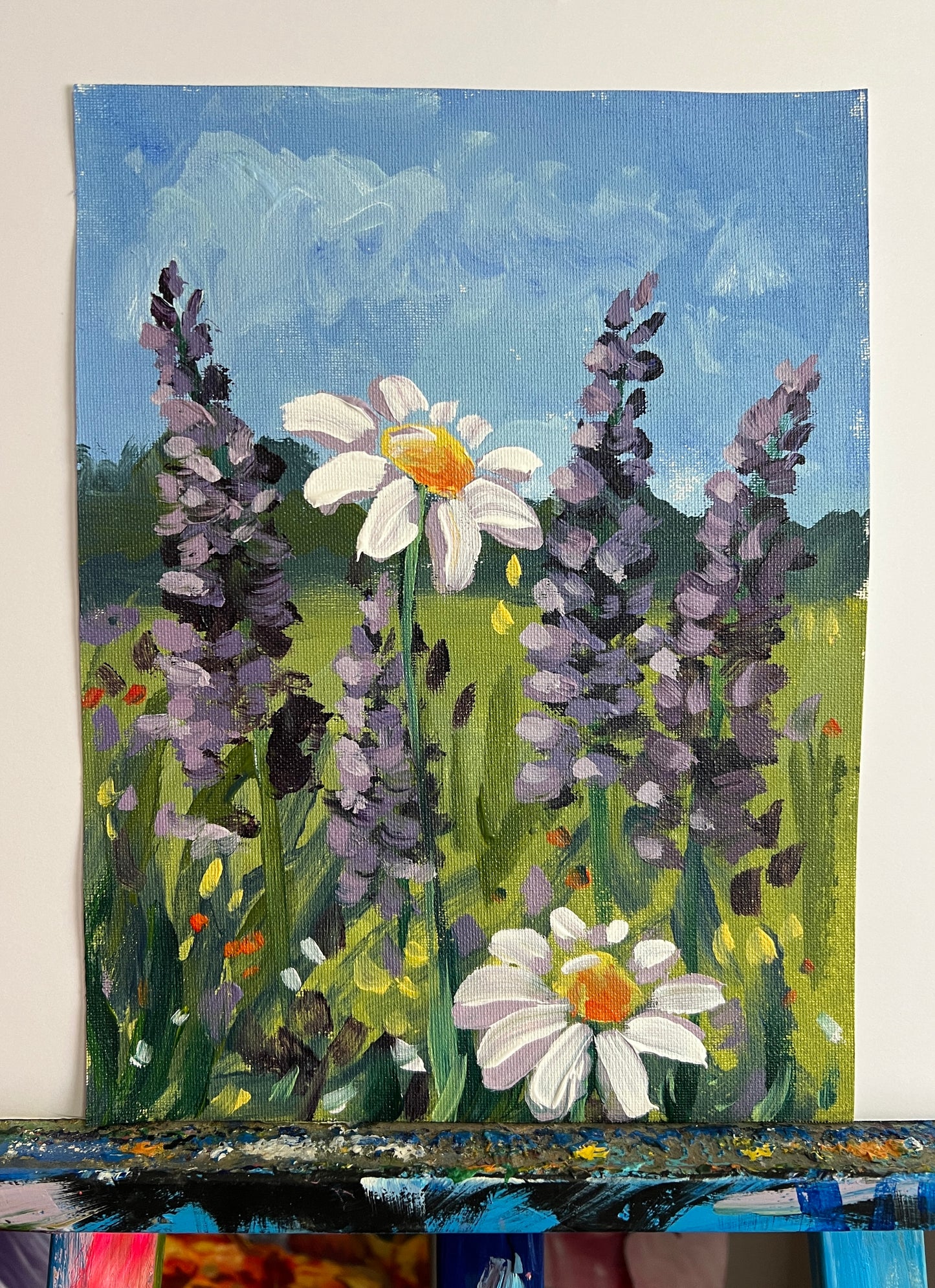 Spring Floral 1 landscape painting