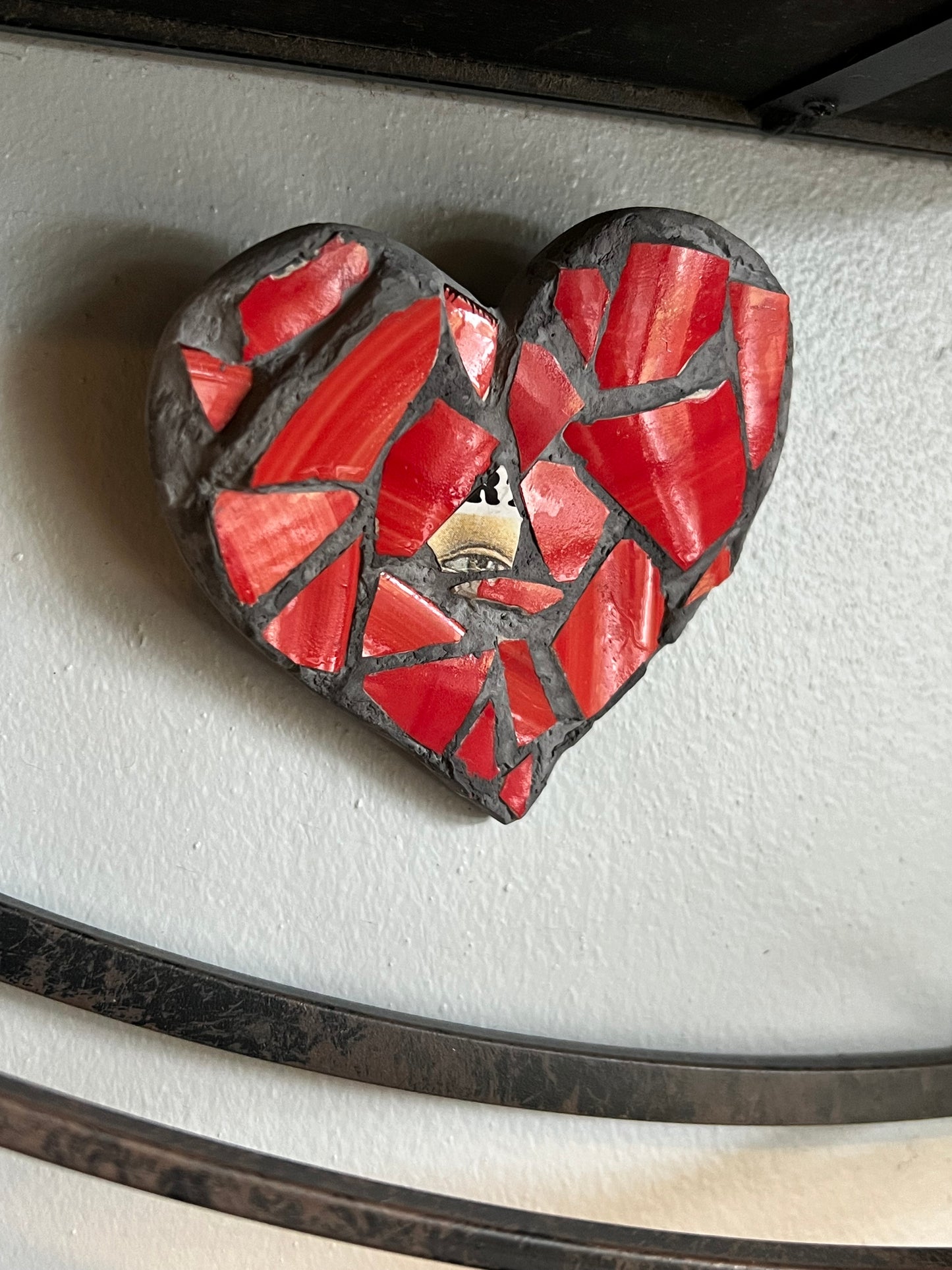 Look with heart mosaic