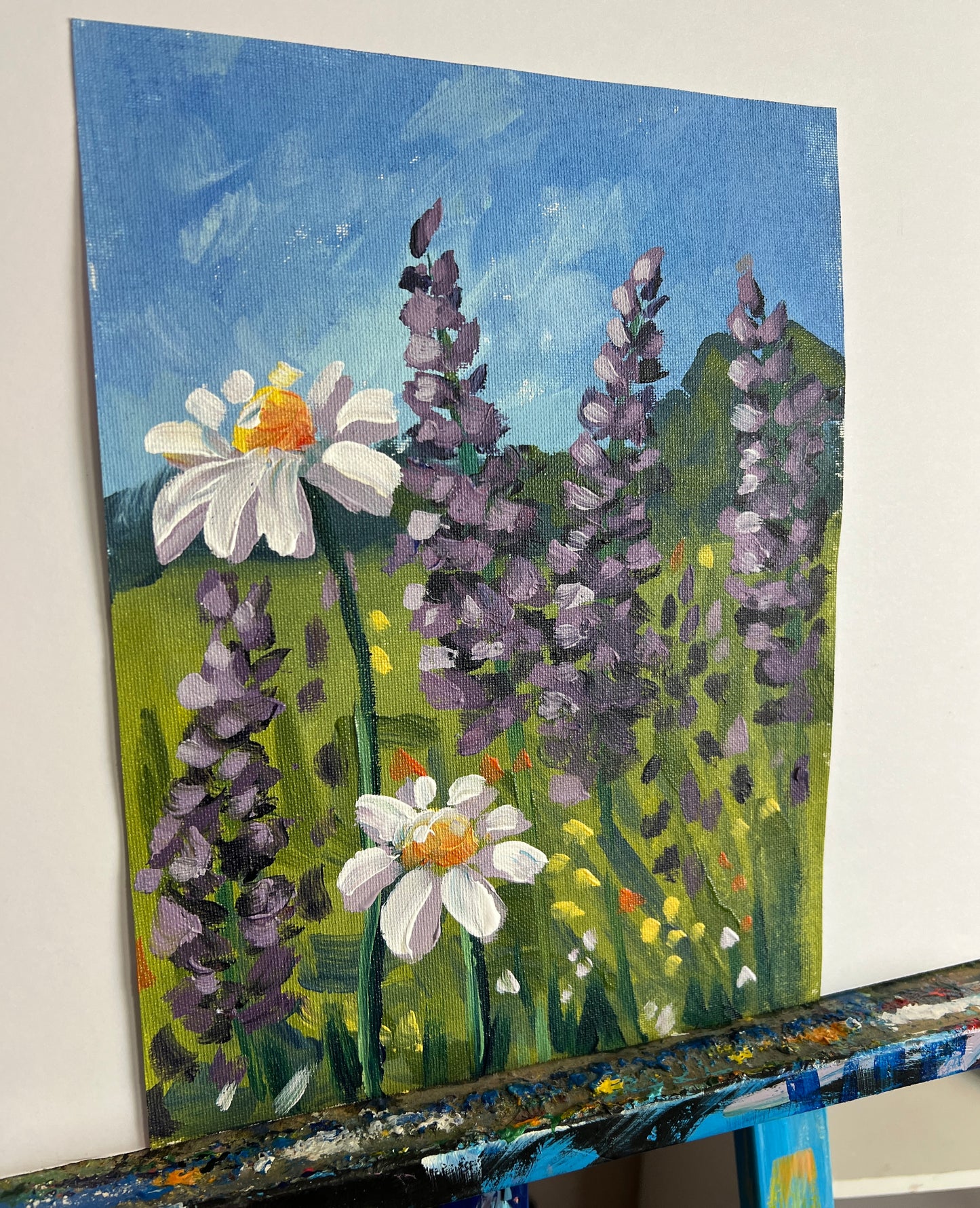 Spring Floral 2 landscape painting