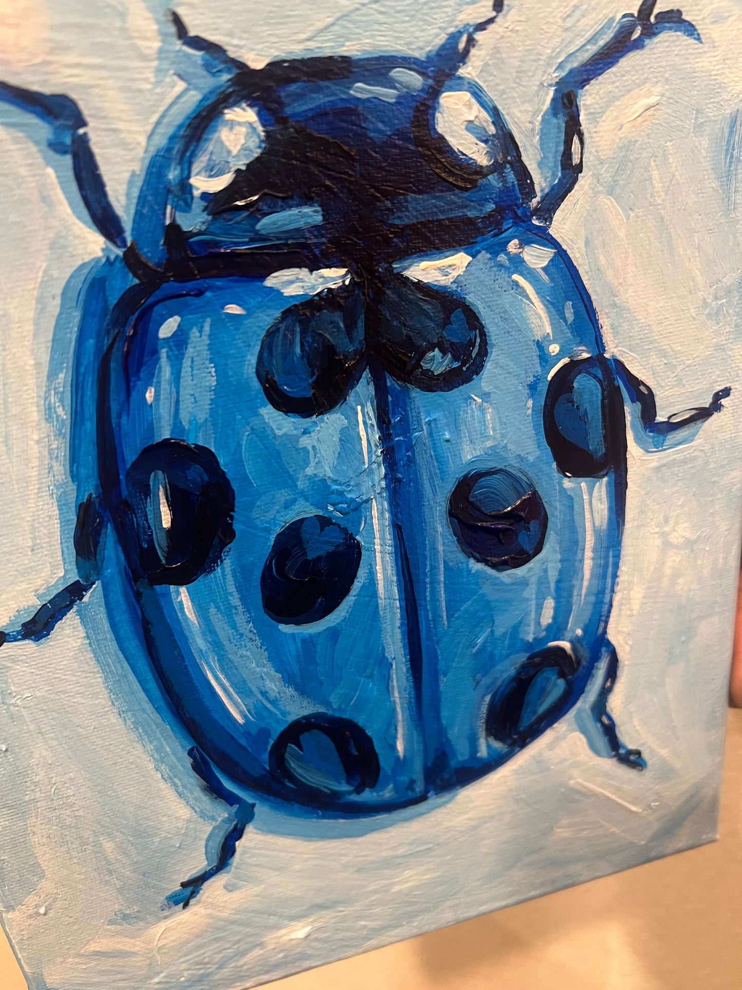 Blue love bug