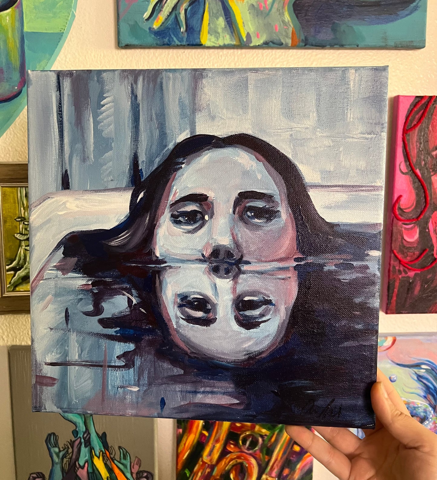 Head Above Water painting
