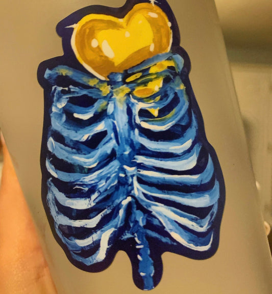 Heart of gold STICKER