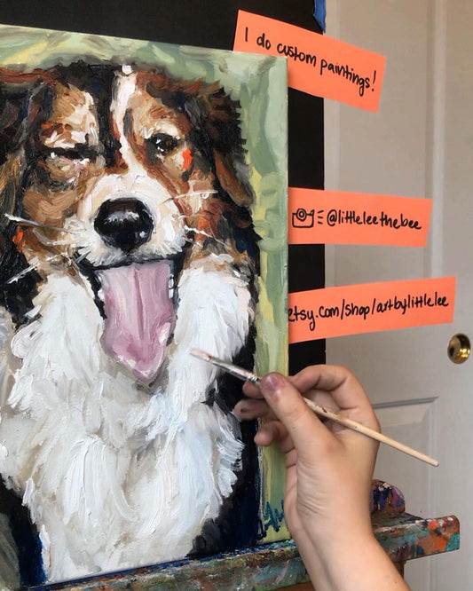 Custom pet portrait 8x10