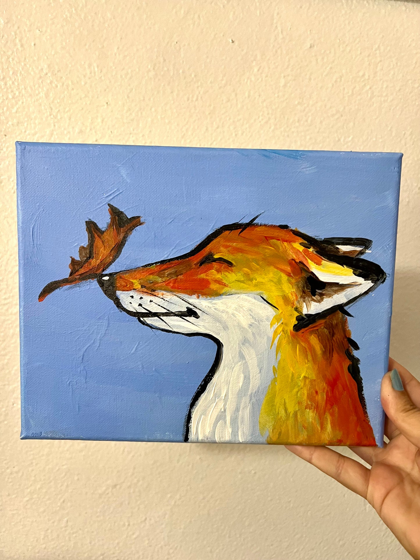 Fall Fox painting