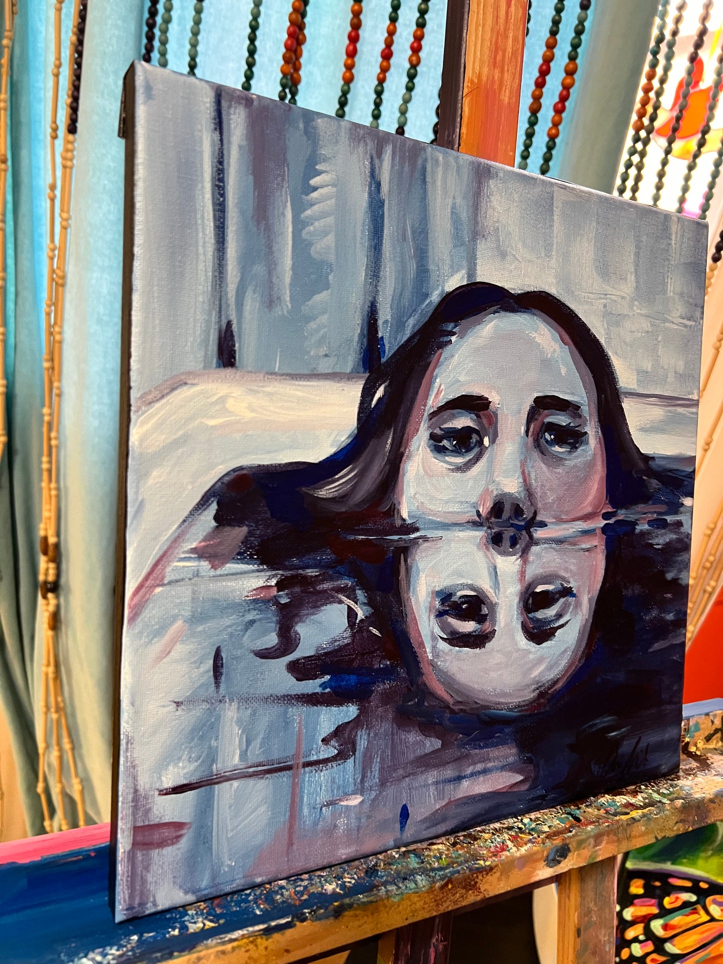 Head Above Water painting