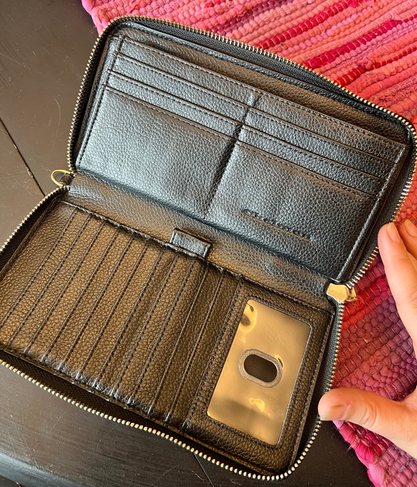 Wallet/pocket purse with painted eye