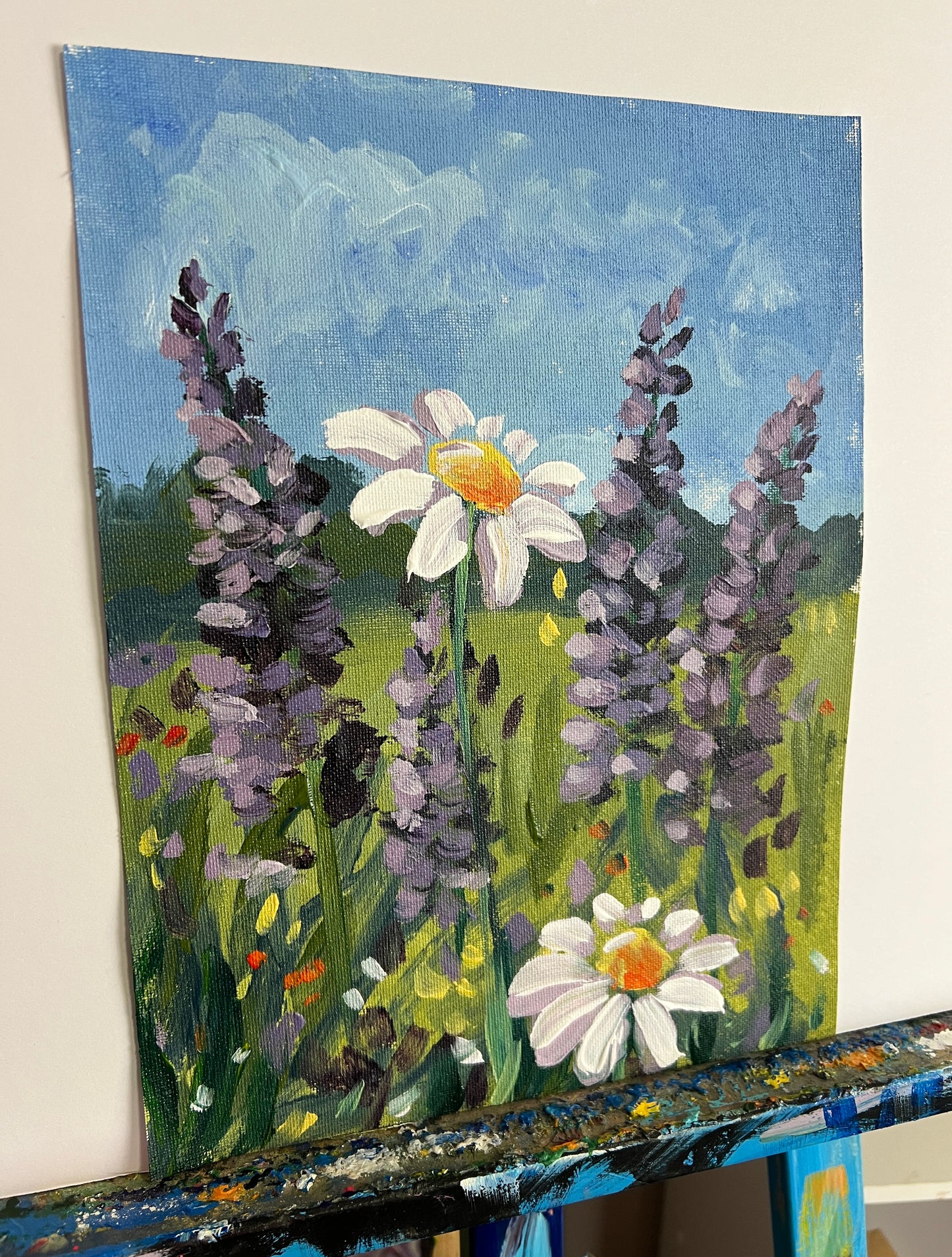 Spring Floral 1 landscape painting
