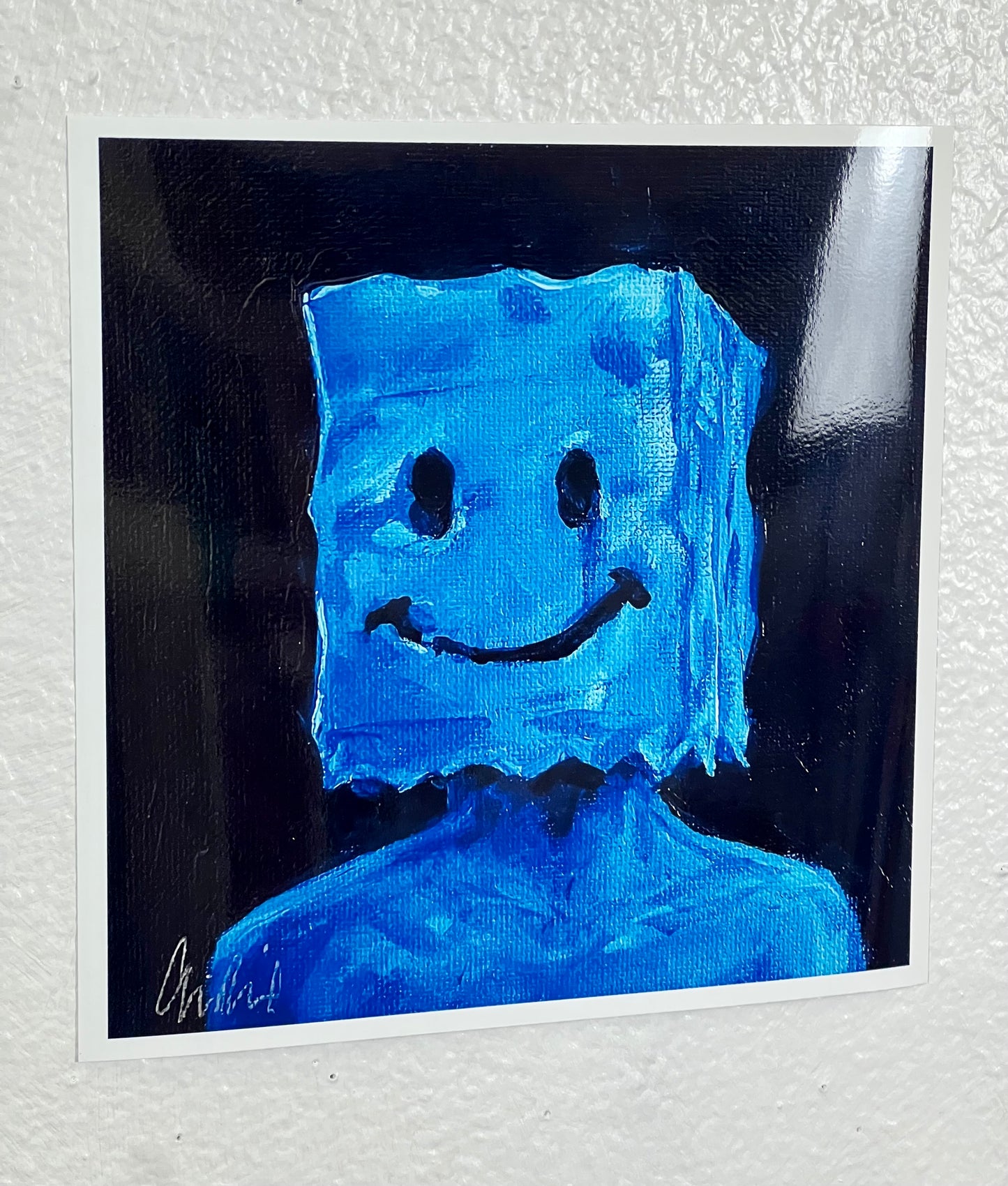 Happy Mask ART PRINT