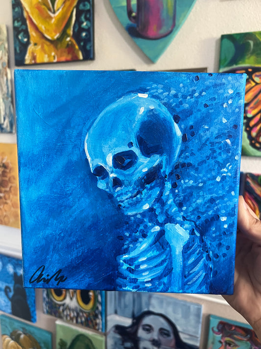 Fading skeleton