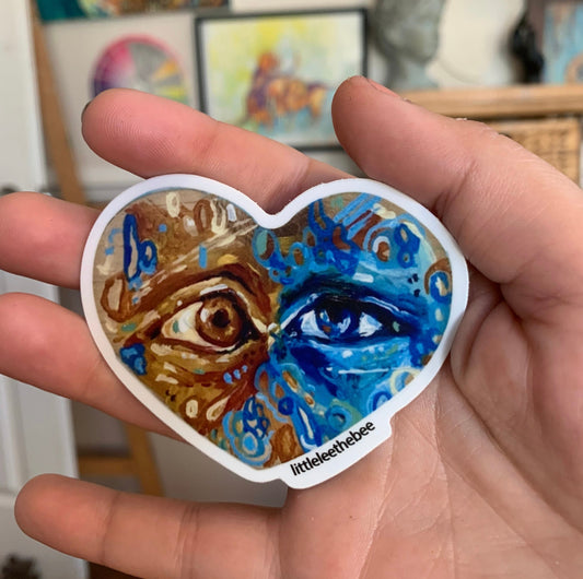 STICKER mixed feelings painting sticker